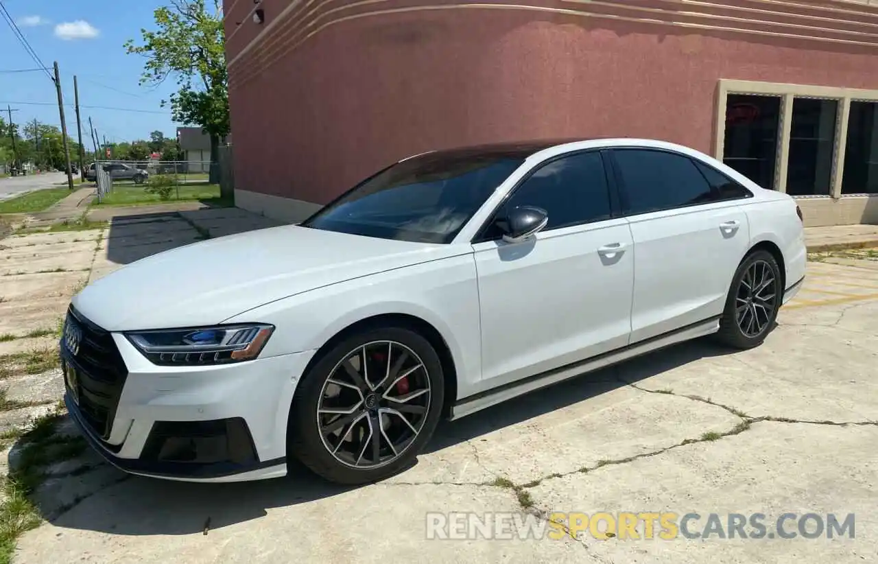 2 Photograph of a damaged car WAU8SAF88LN003488 AUDI S8 2020