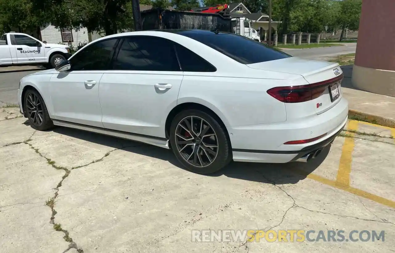 3 Photograph of a damaged car WAU8SAF88LN003488 AUDI S8 2020