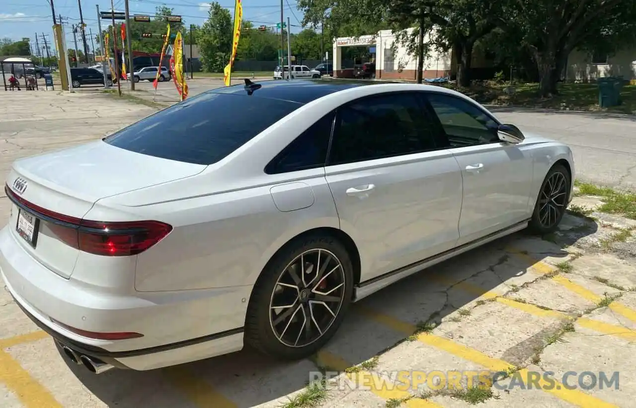 4 Фотография поврежденного автомобиля WAU8SAF88LN003488 AUDI S8 2020