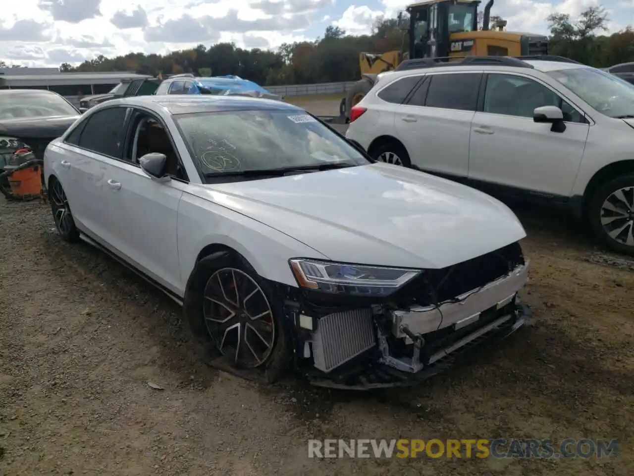 1 Photograph of a damaged car WAU8SAF8XLN005517 AUDI S8 2020