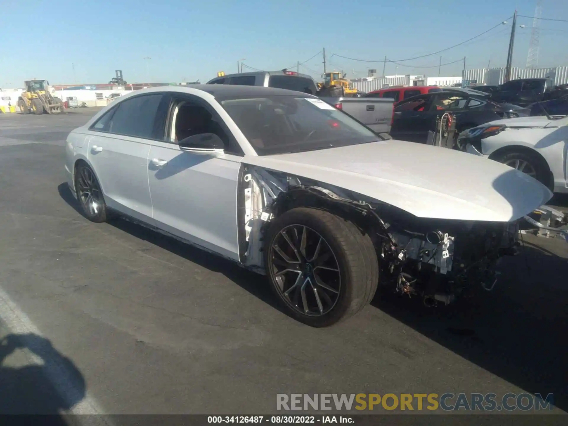 1 Photograph of a damaged car WAU8SBF8XLN012909 AUDI S8 2020