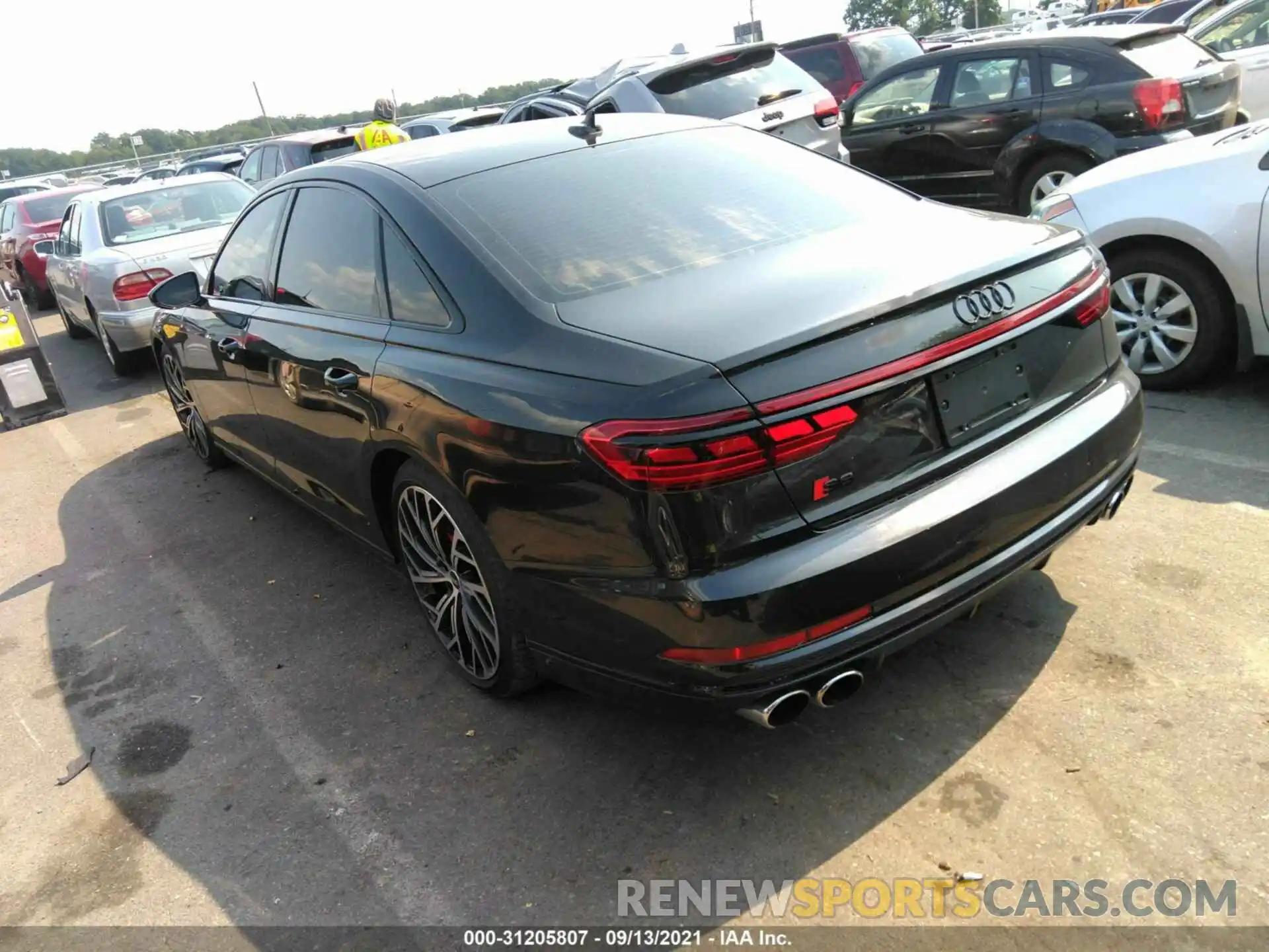 3 Photograph of a damaged car WAU8SAF84MN023352 AUDI S8 2021