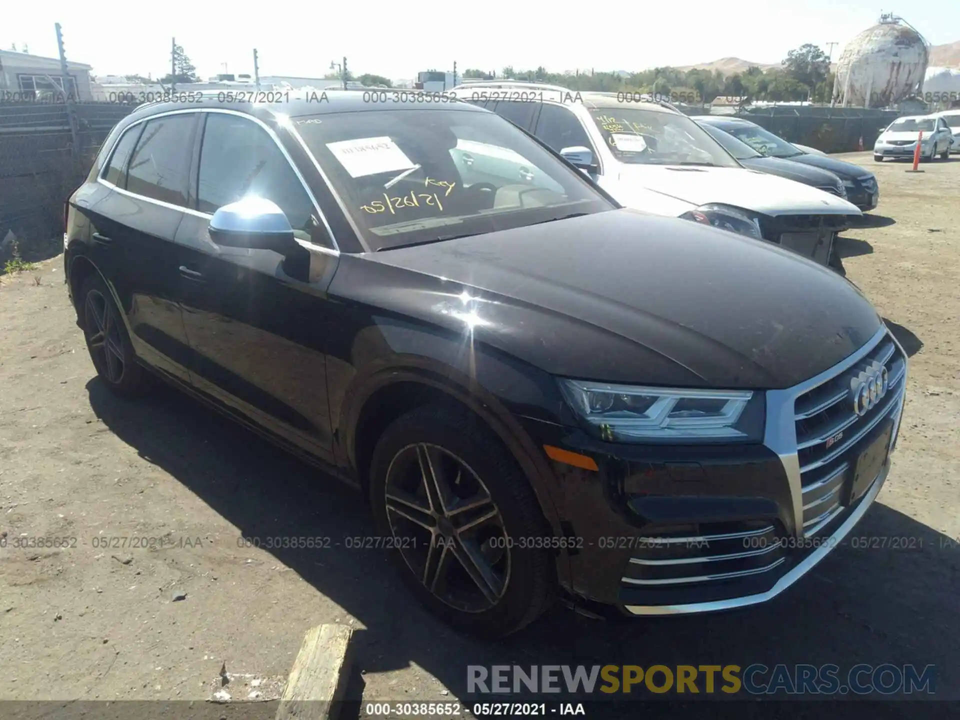 1 Photograph of a damaged car WA1A4AFY3K2086174 AUDI SQ5 2019