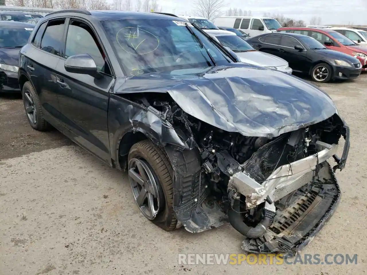 1 Photograph of a damaged car WA1A4AFYXK2019636 AUDI SQ5 2019