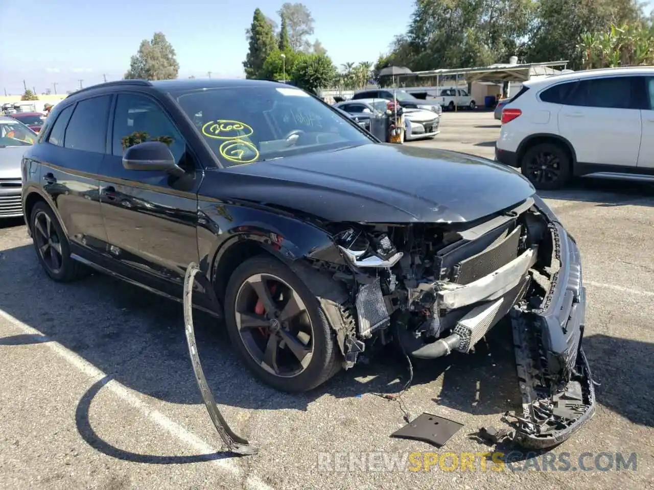 1 Photograph of a damaged car WA1B4AFY2K2070245 AUDI SQ5 2019