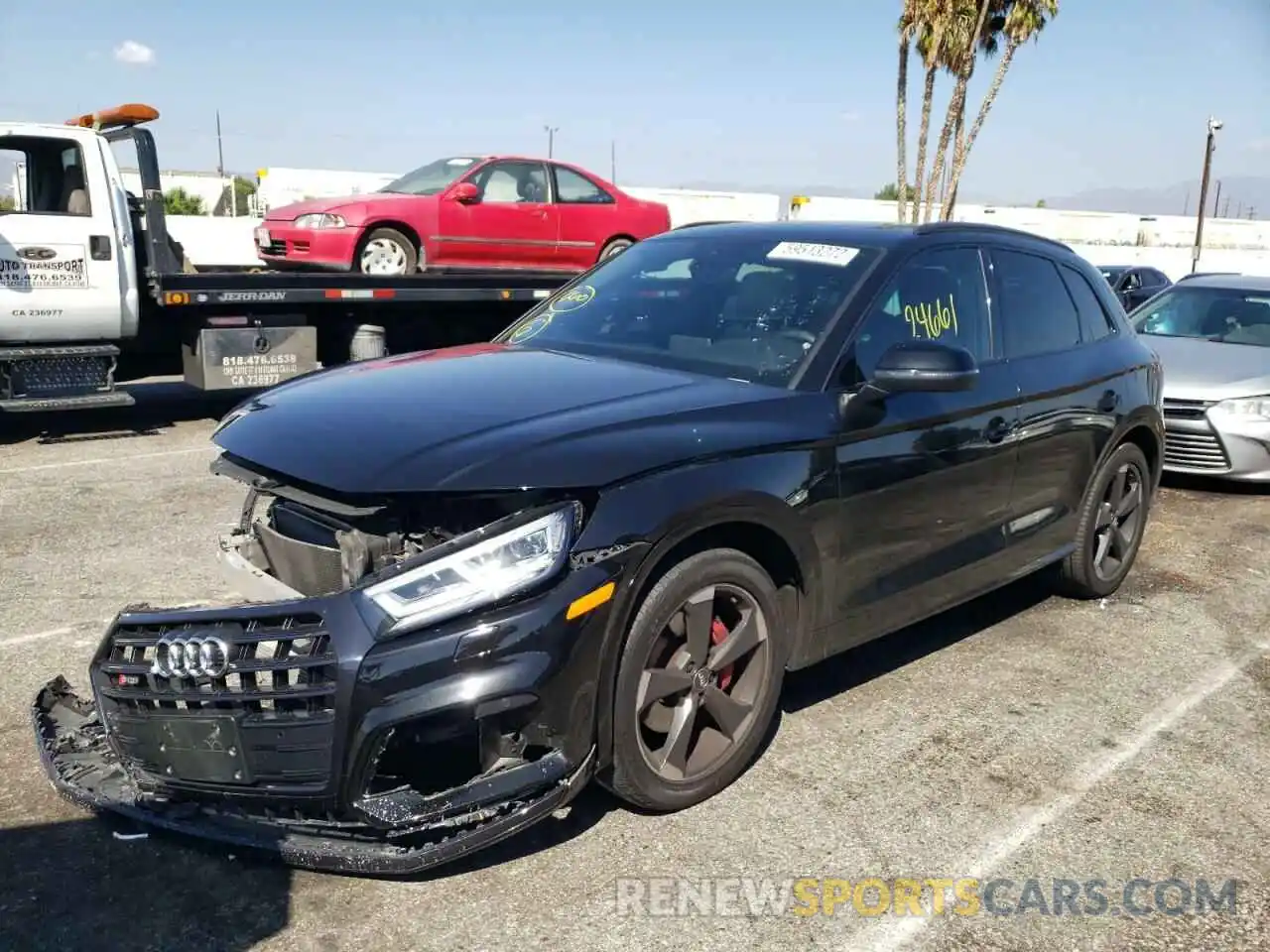 2 Photograph of a damaged car WA1B4AFY2K2070245 AUDI SQ5 2019