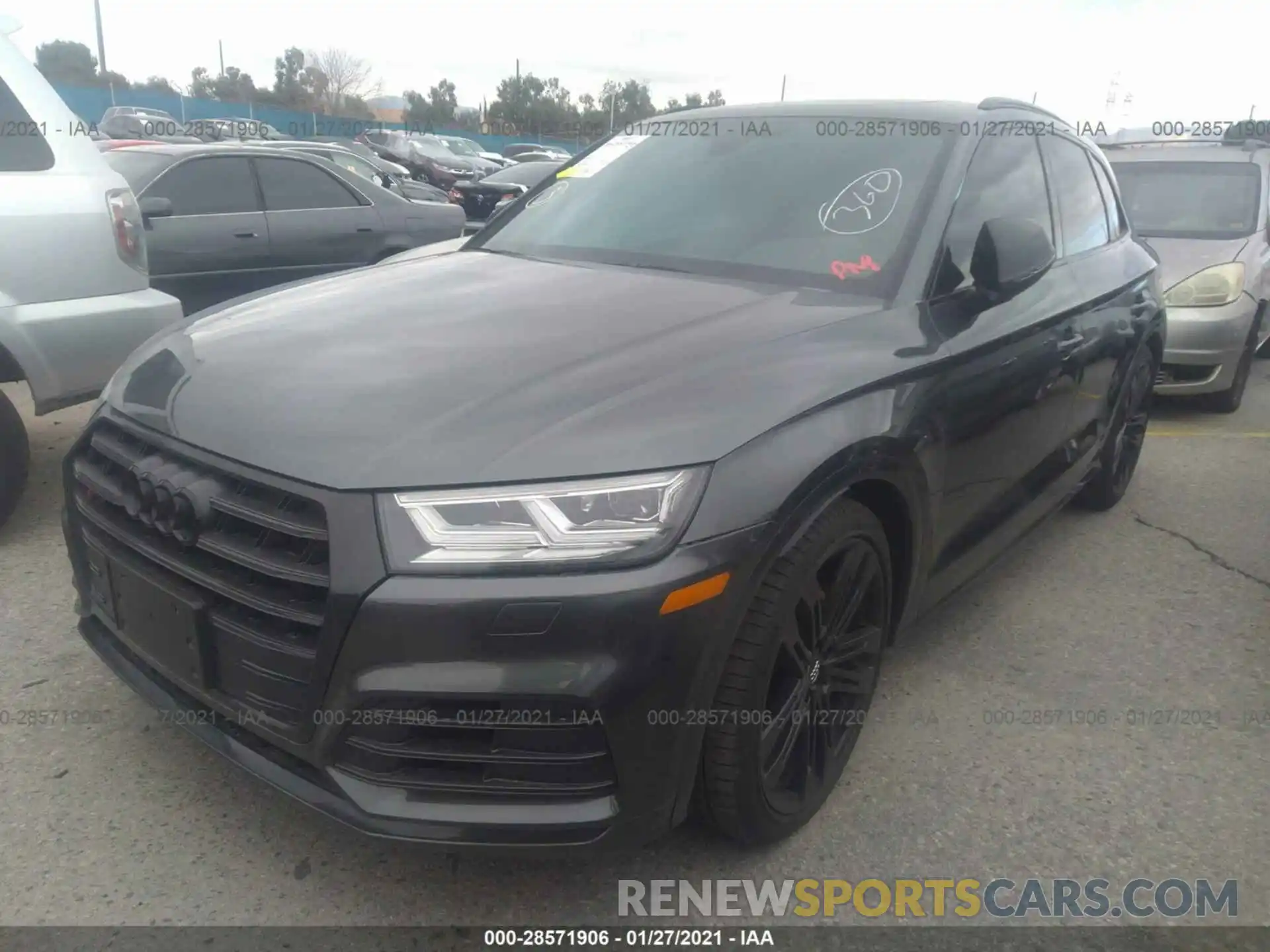 2 Photograph of a damaged car WA1B4AFY2K2116656 AUDI SQ5 2019