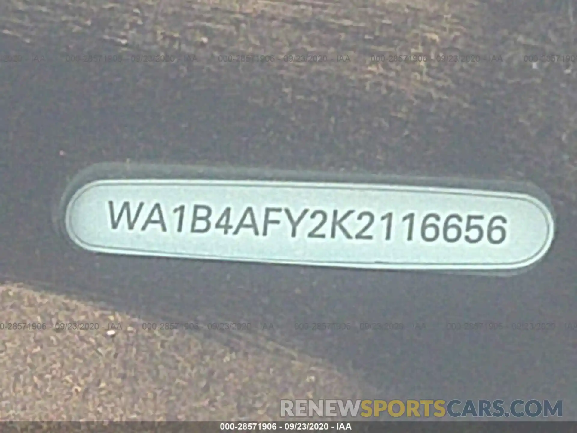 9 Photograph of a damaged car WA1B4AFY2K2116656 AUDI SQ5 2019