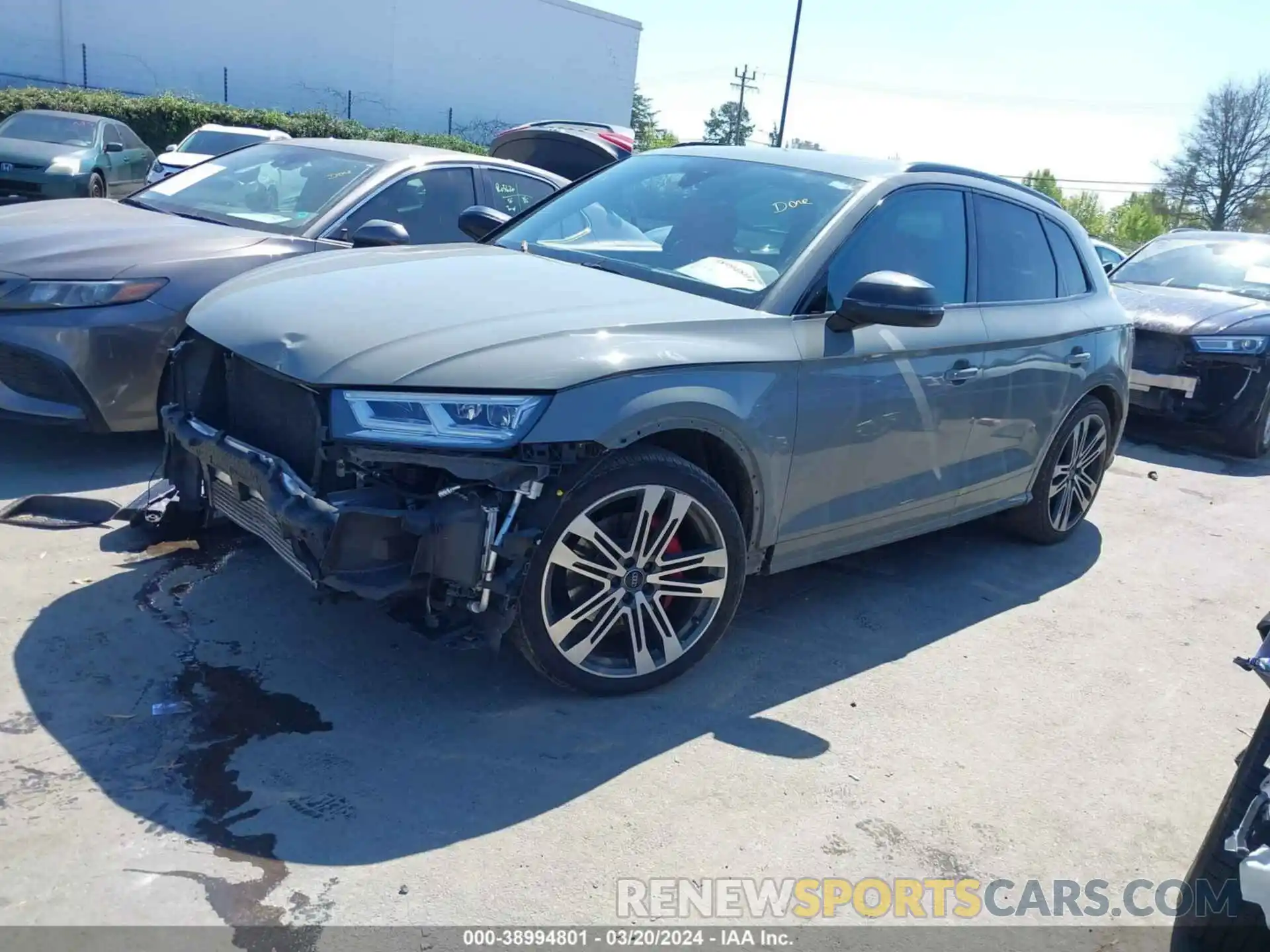 2 Photograph of a damaged car WA1B4AFY3K2082422 AUDI SQ5 2019