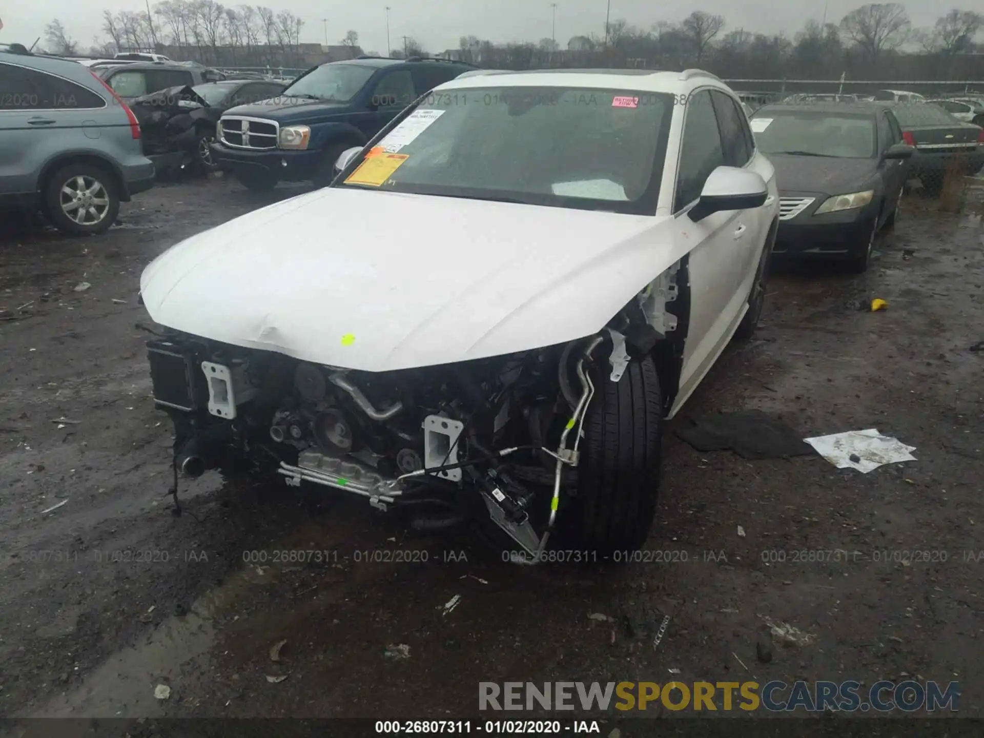 2 Photograph of a damaged car WA1B4AFY3K2120389 AUDI SQ5 2019