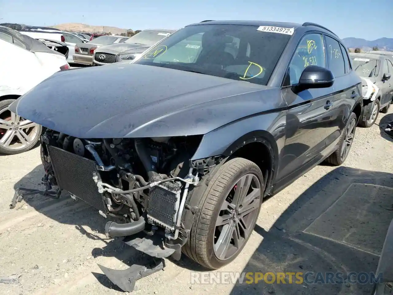 2 Photograph of a damaged car WA1B4AFY4K2053303 AUDI SQ5 2019