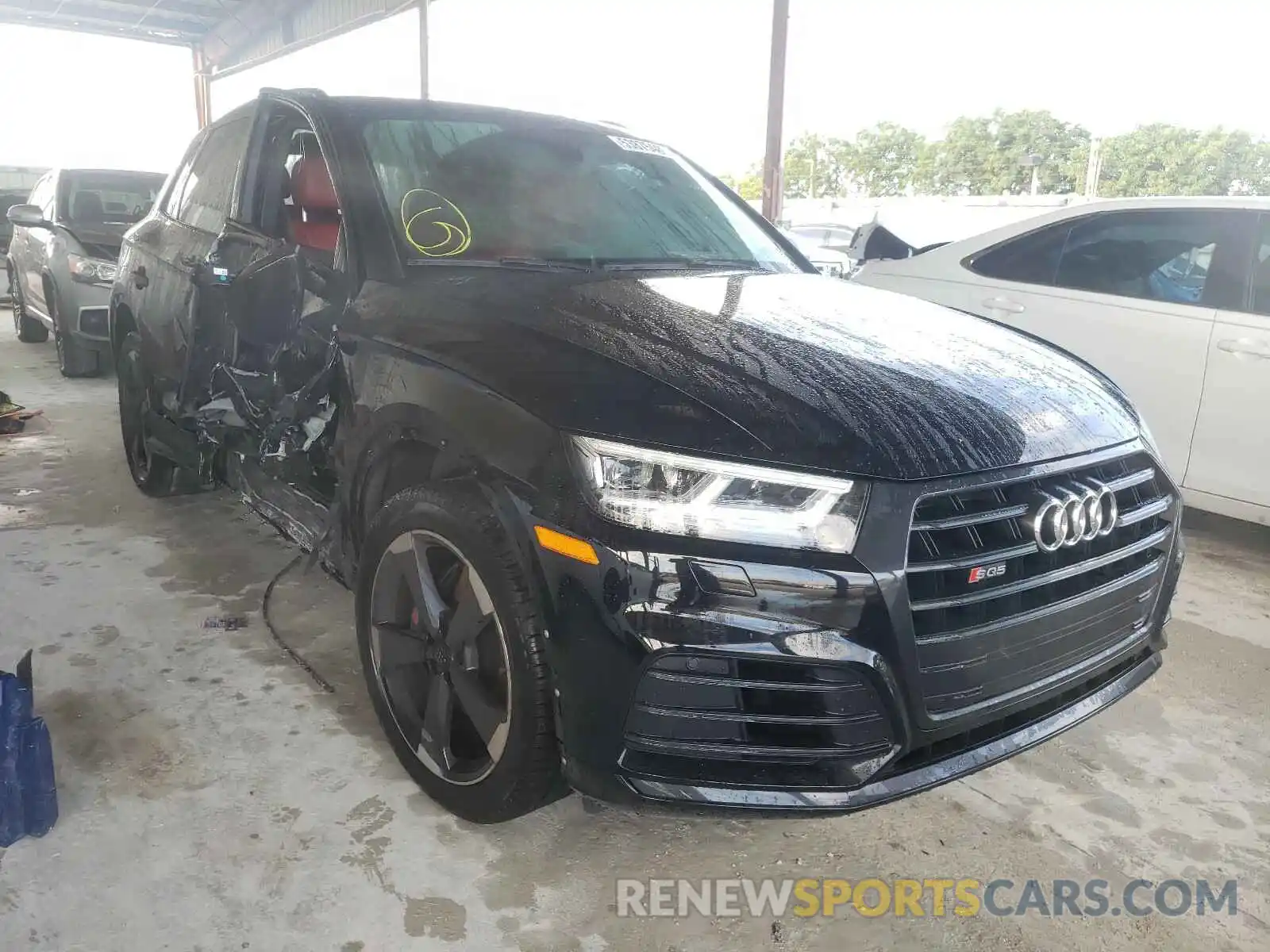 1 Photograph of a damaged car WA1B4AFY5K2014493 AUDI SQ5 2019