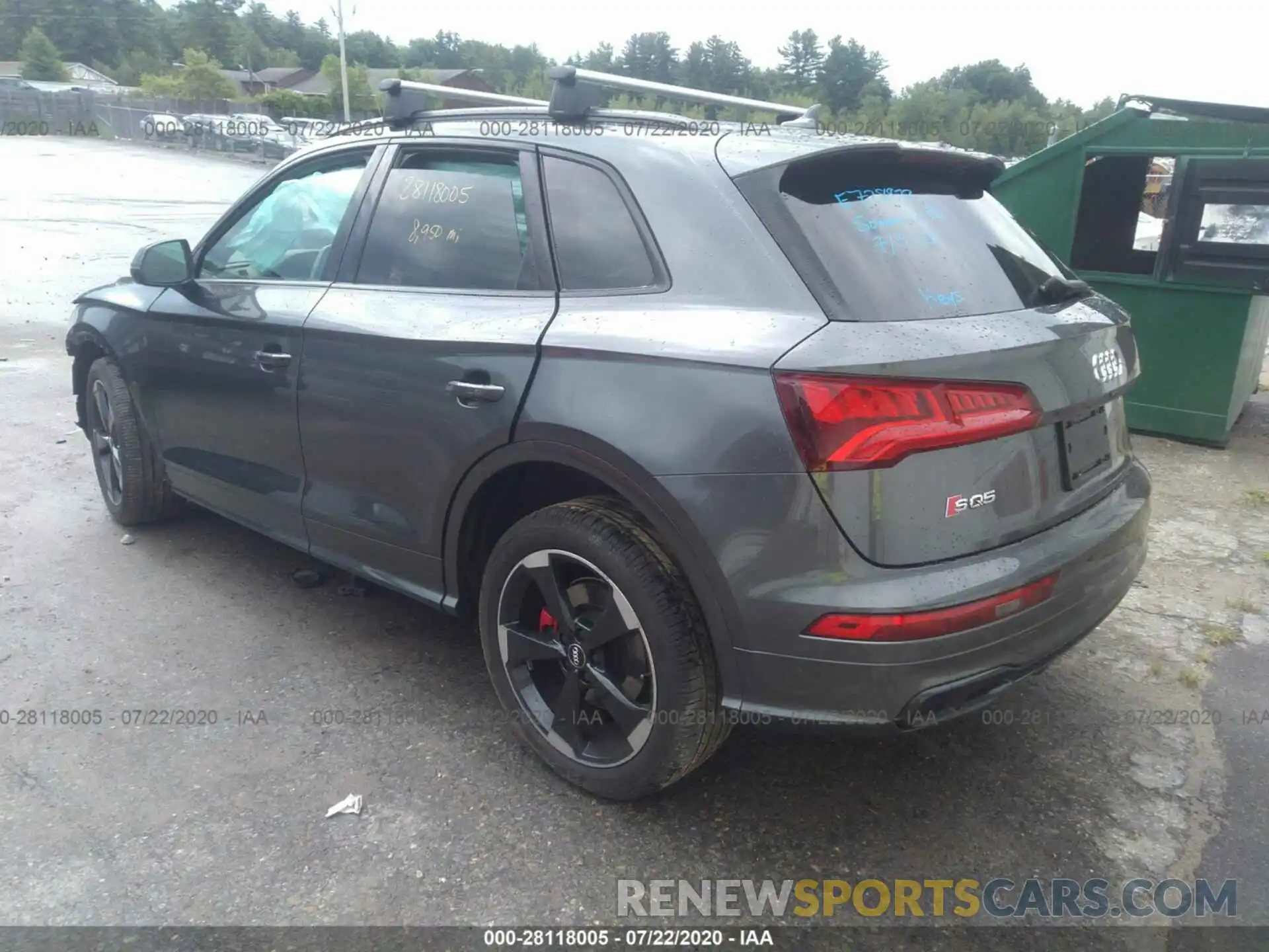 3 Photograph of a damaged car WA1B4AFY6K2007004 AUDI SQ5 2019