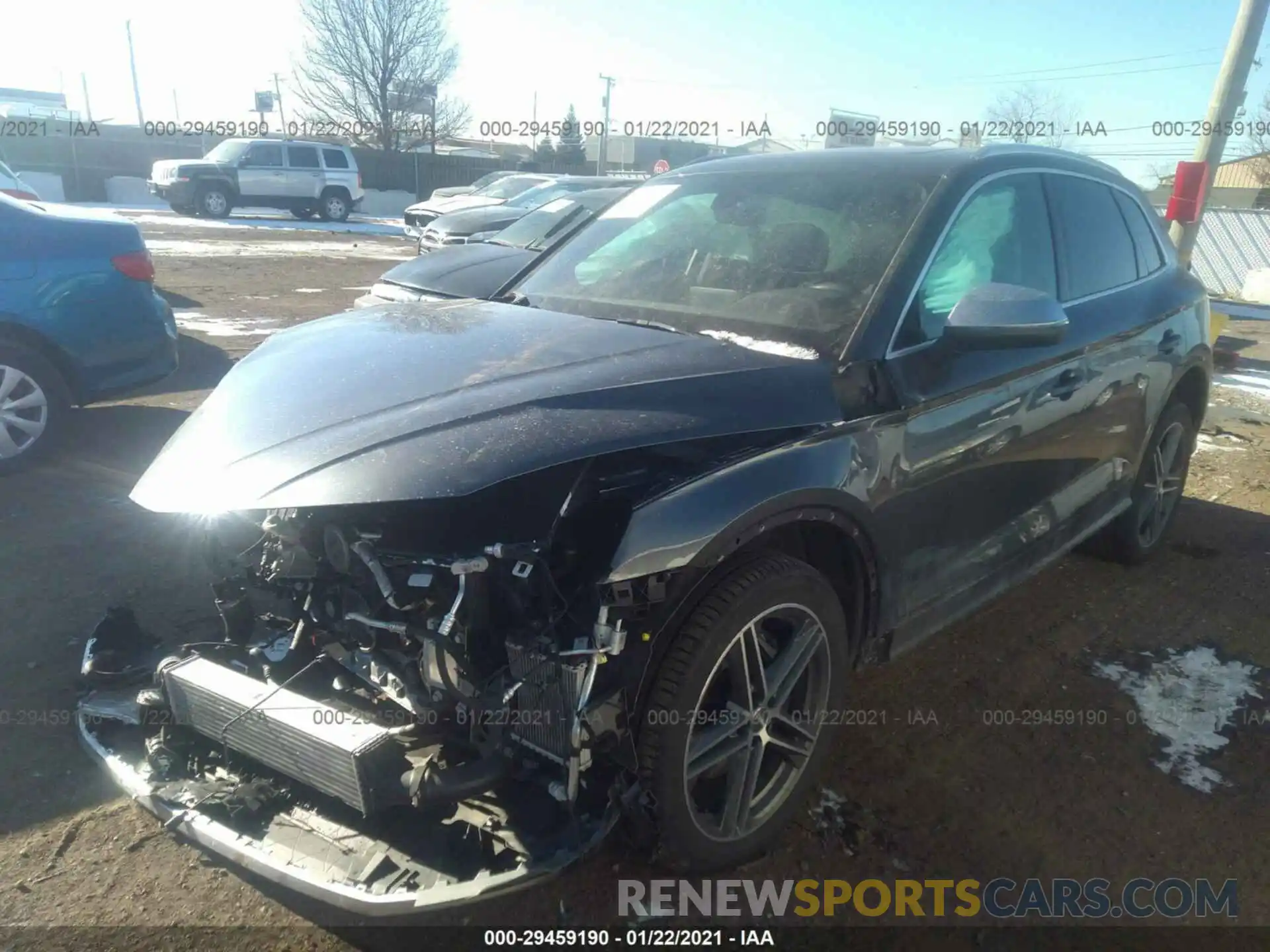 2 Photograph of a damaged car WA1B4AFY6K2039077 AUDI SQ5 2019