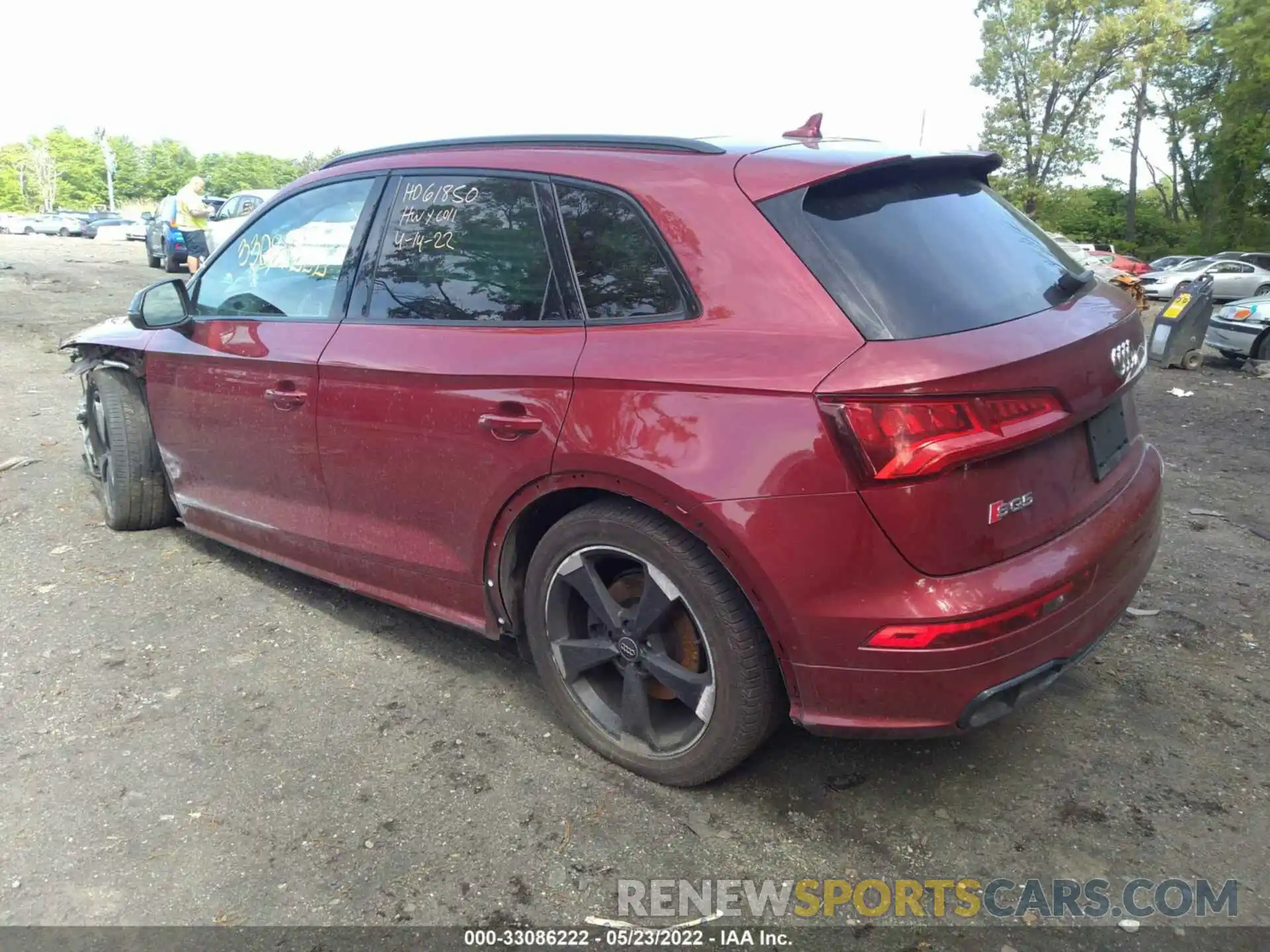 3 Фотография поврежденного автомобиля WA1B4AFY7K2049956 AUDI SQ5 2019