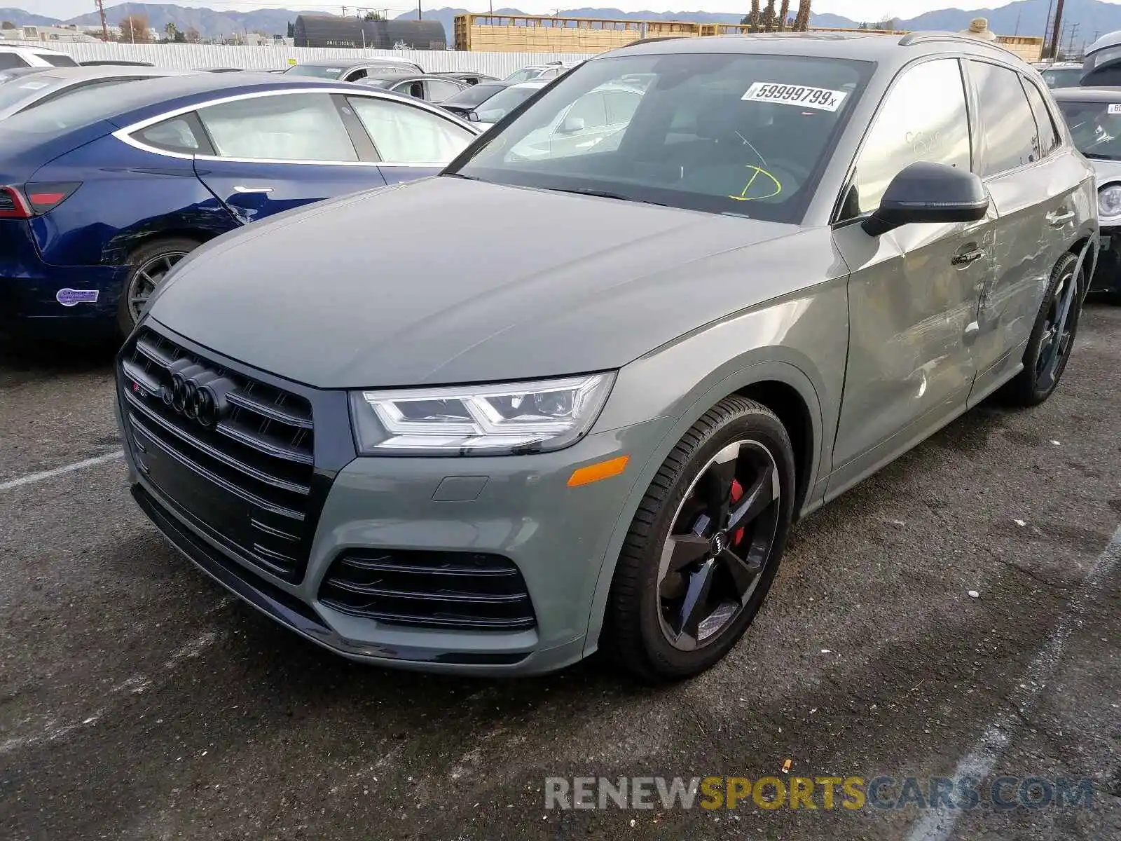 2 Фотография поврежденного автомобиля WA1B4AFY8K2012544 AUDI SQ5 2019