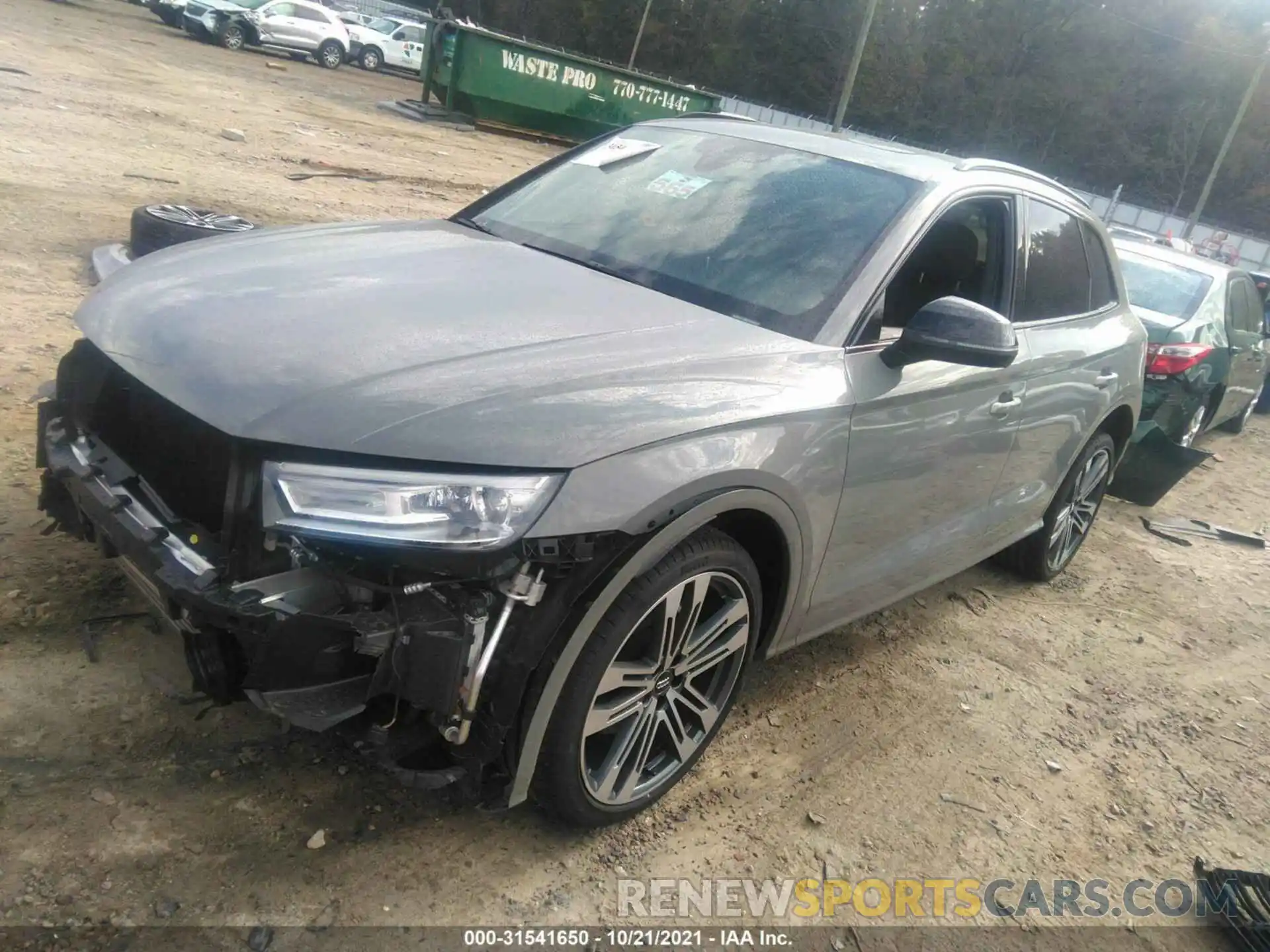 2 Photograph of a damaged car WA1B4BFY3K2111648 AUDI SQ5 2019