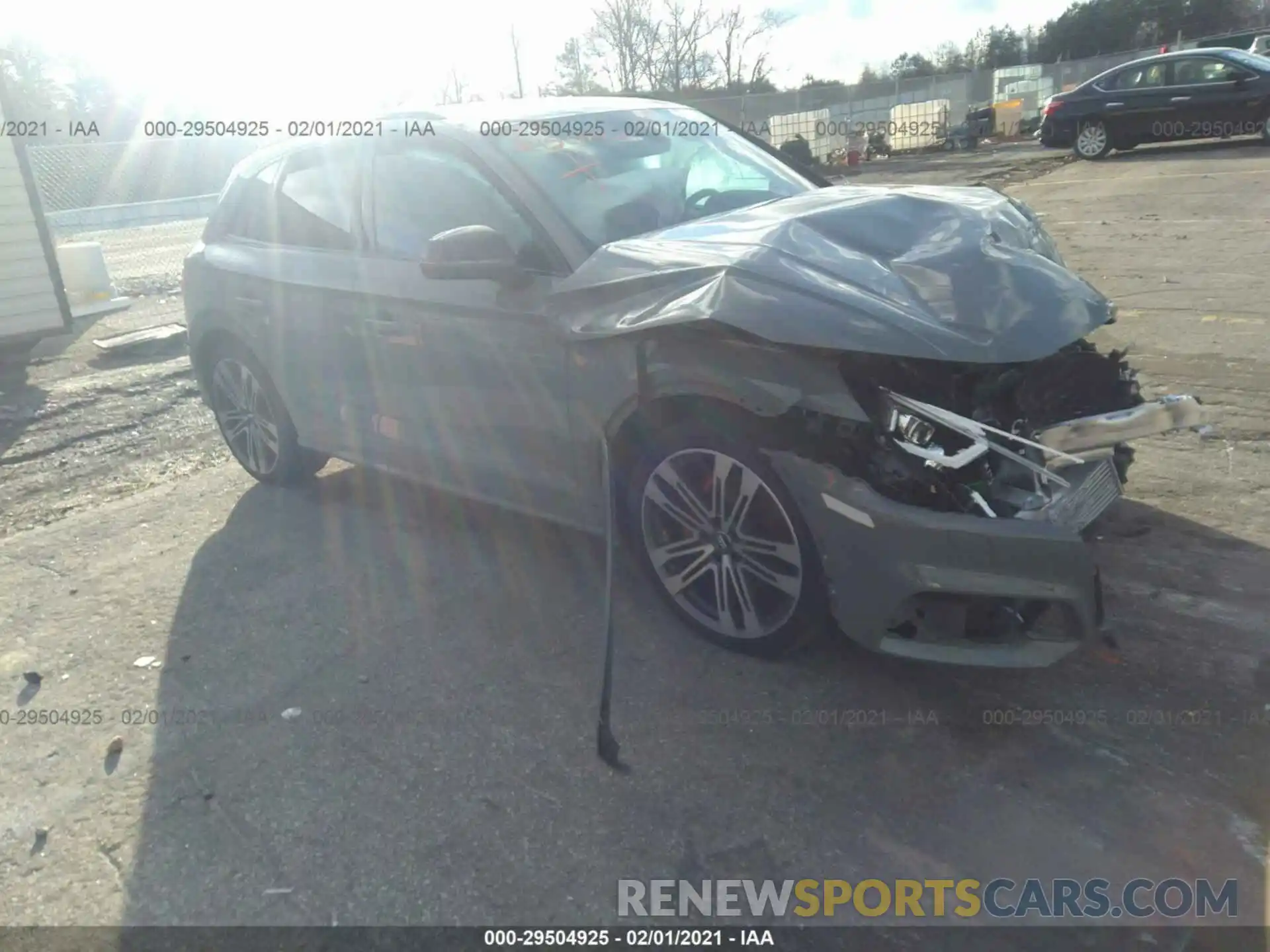 1 Photograph of a damaged car WA1B4BFYXK2112019 AUDI SQ5 2019