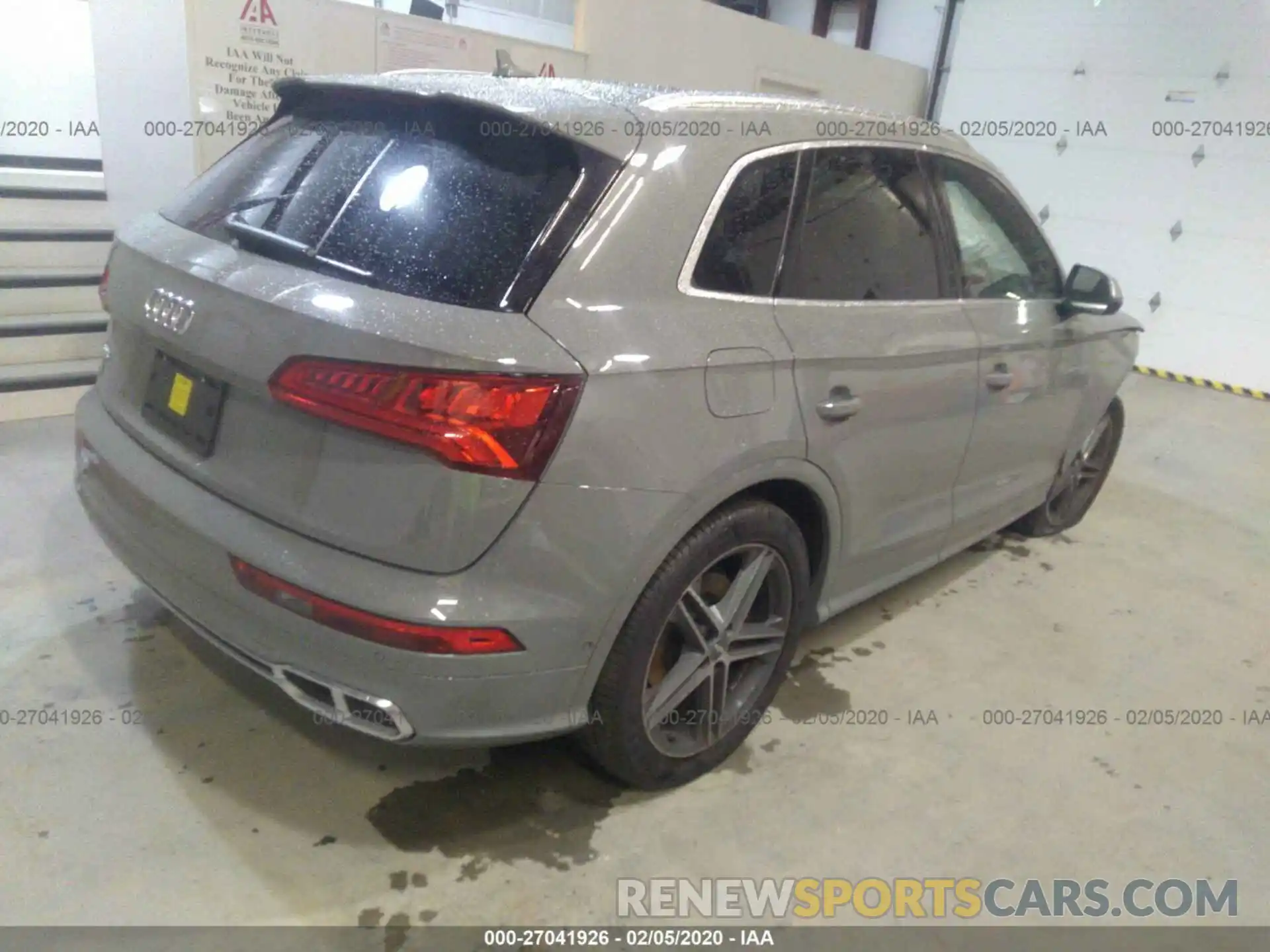 4 Фотография поврежденного автомобиля WA1C4AFY0K2003180 AUDI SQ5 2019