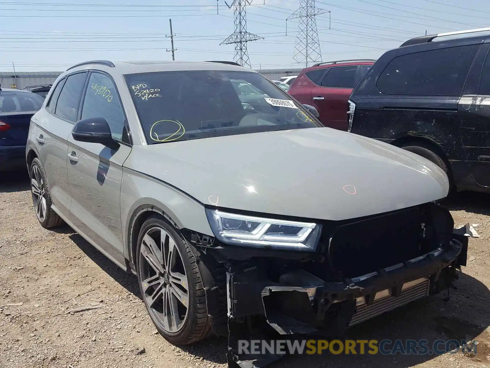 1 Photograph of a damaged car WA1C4AFY0K2095827 AUDI SQ5 2019