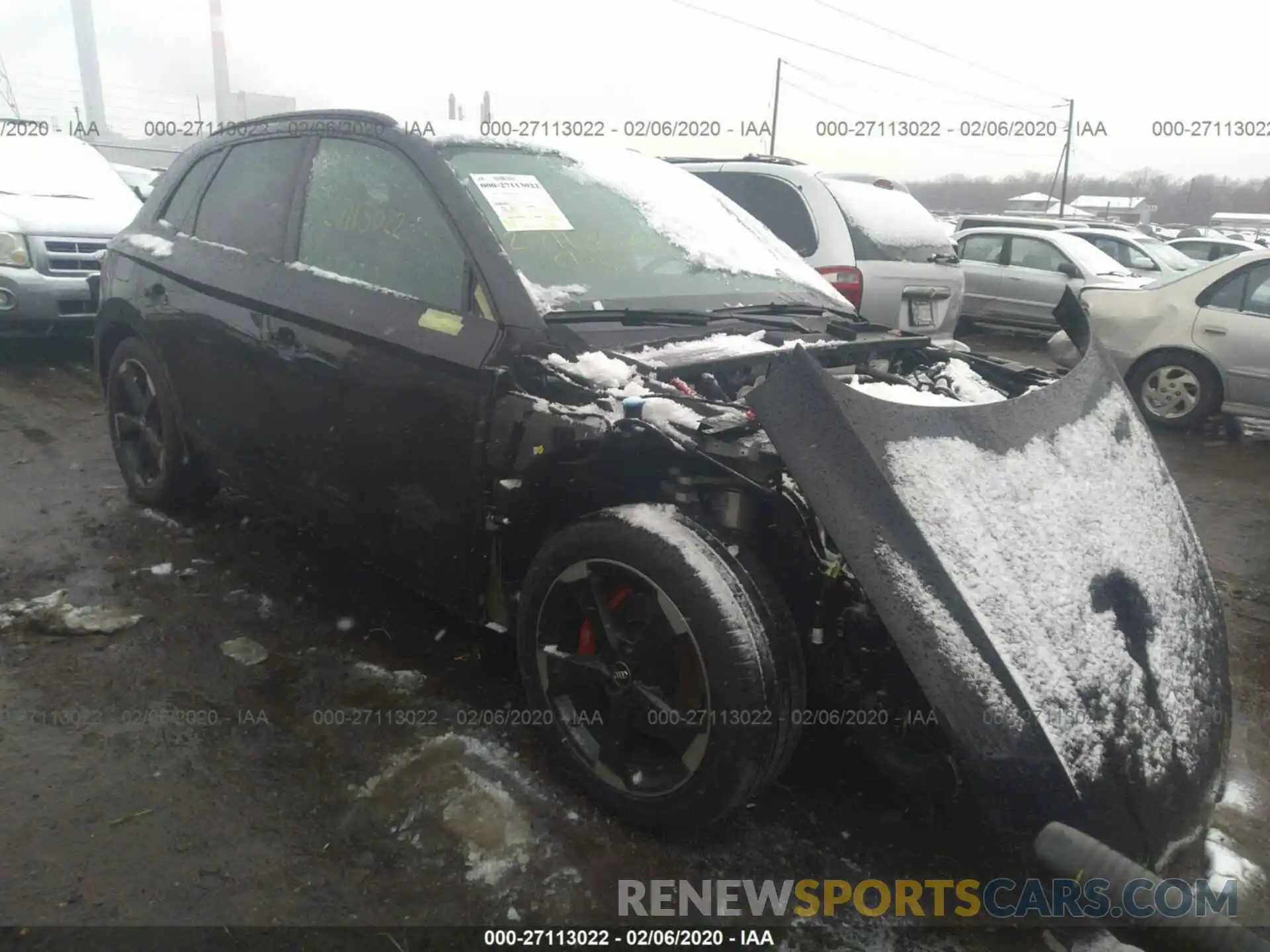 1 Photograph of a damaged car WA1C4AFY3K2121420 AUDI SQ5 2019