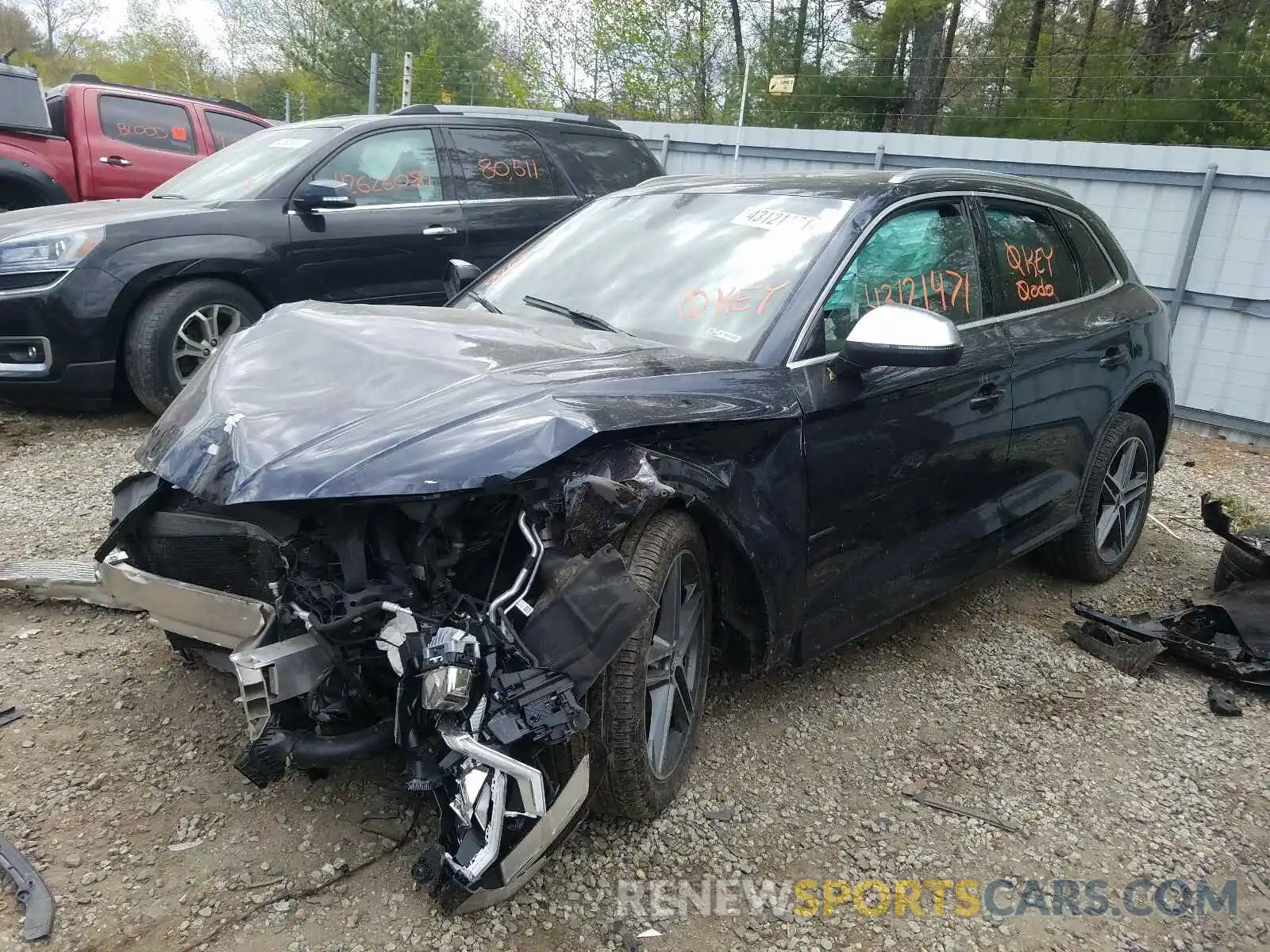 2 Photograph of a damaged car WA1C4AFY6K2044123 AUDI SQ5 2019