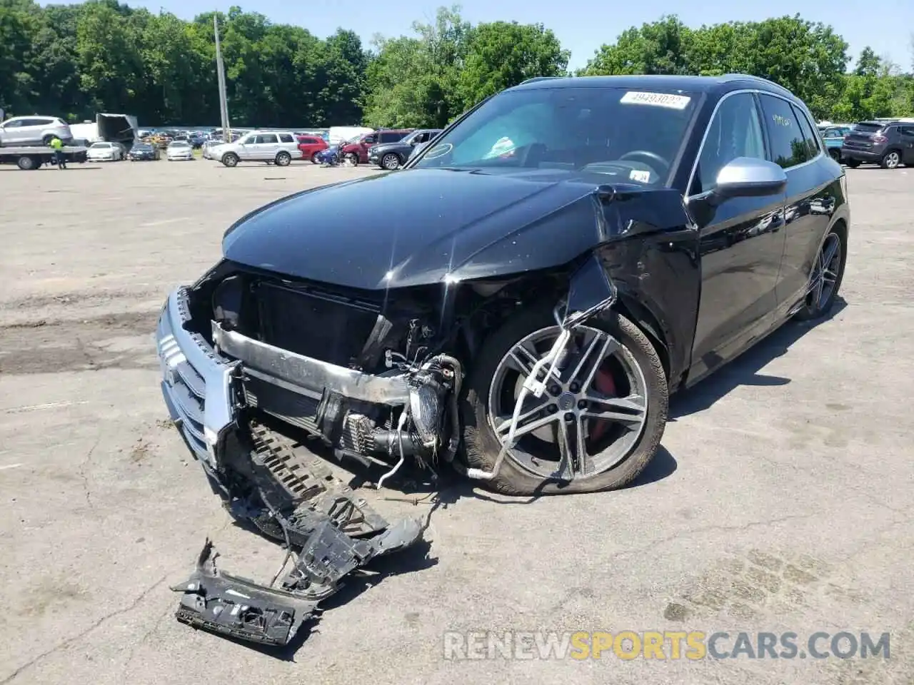 2 Photograph of a damaged car WA1C4AFY7K2001491 AUDI SQ5 2019