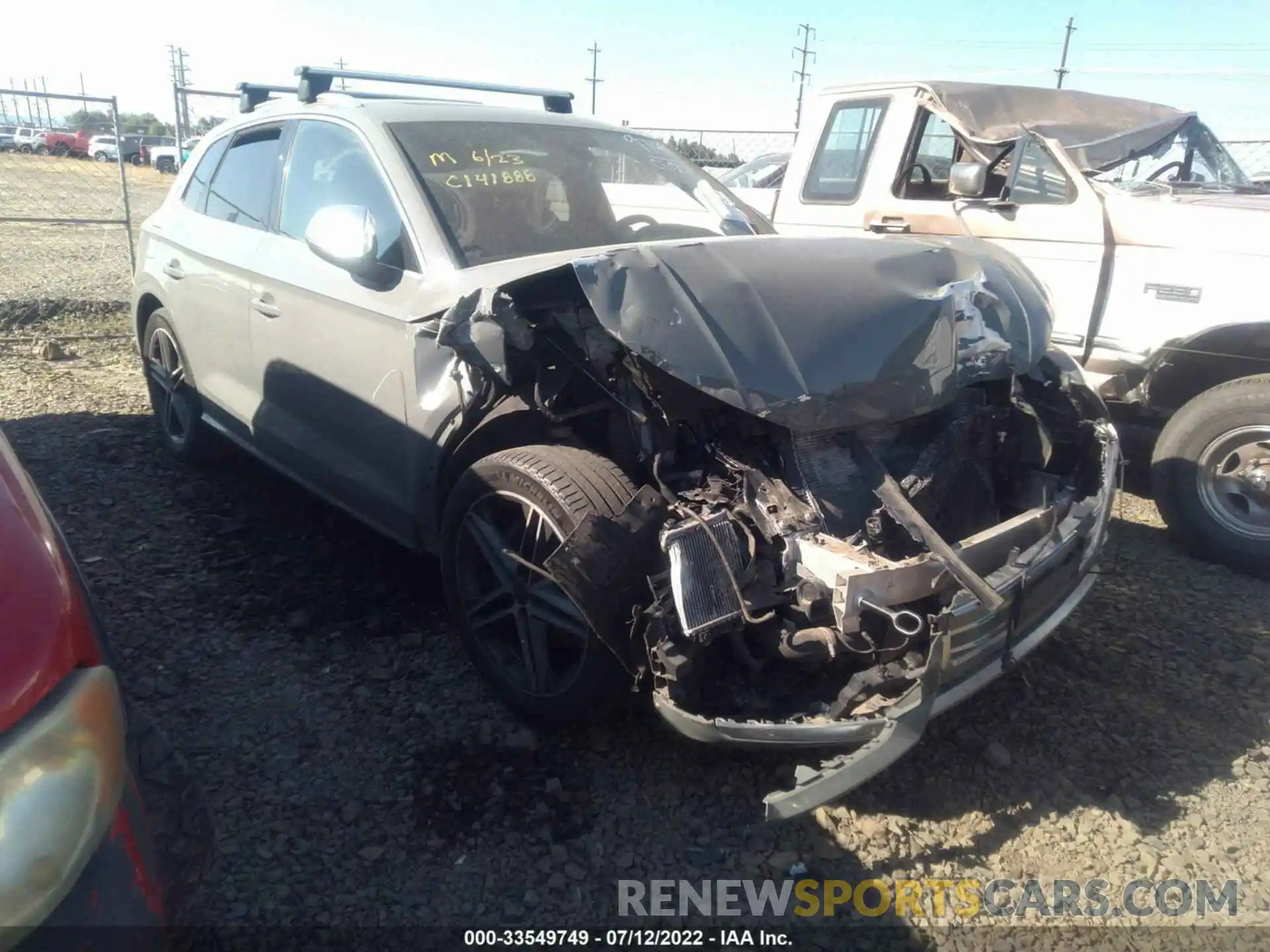 1 Photograph of a damaged car WA1C4AFY7K2060525 AUDI SQ5 2019