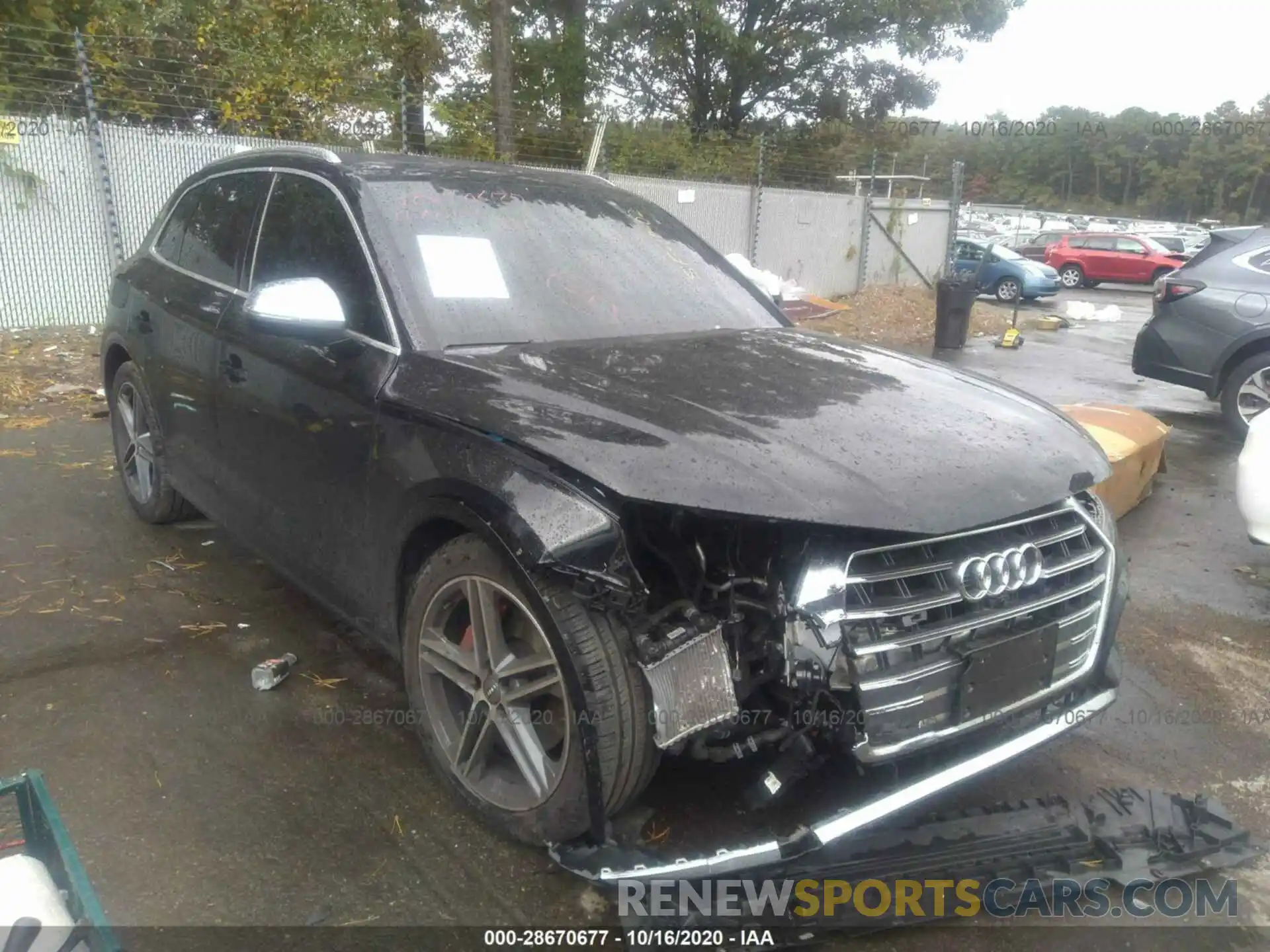 1 Photograph of a damaged car WA1C4AFY9K2002545 AUDI SQ5 2019