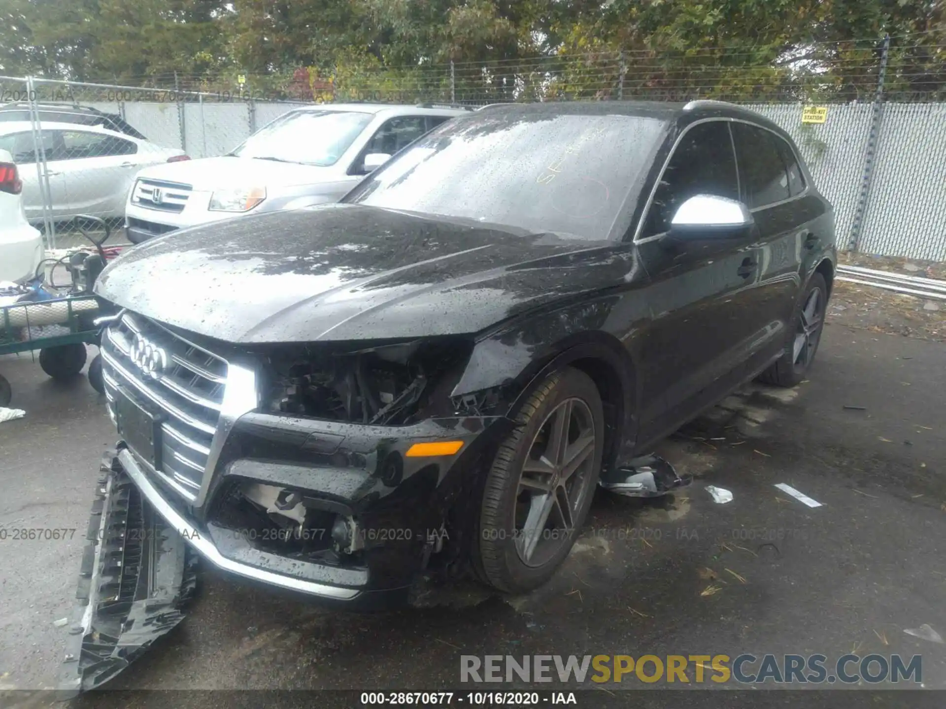 2 Photograph of a damaged car WA1C4AFY9K2002545 AUDI SQ5 2019