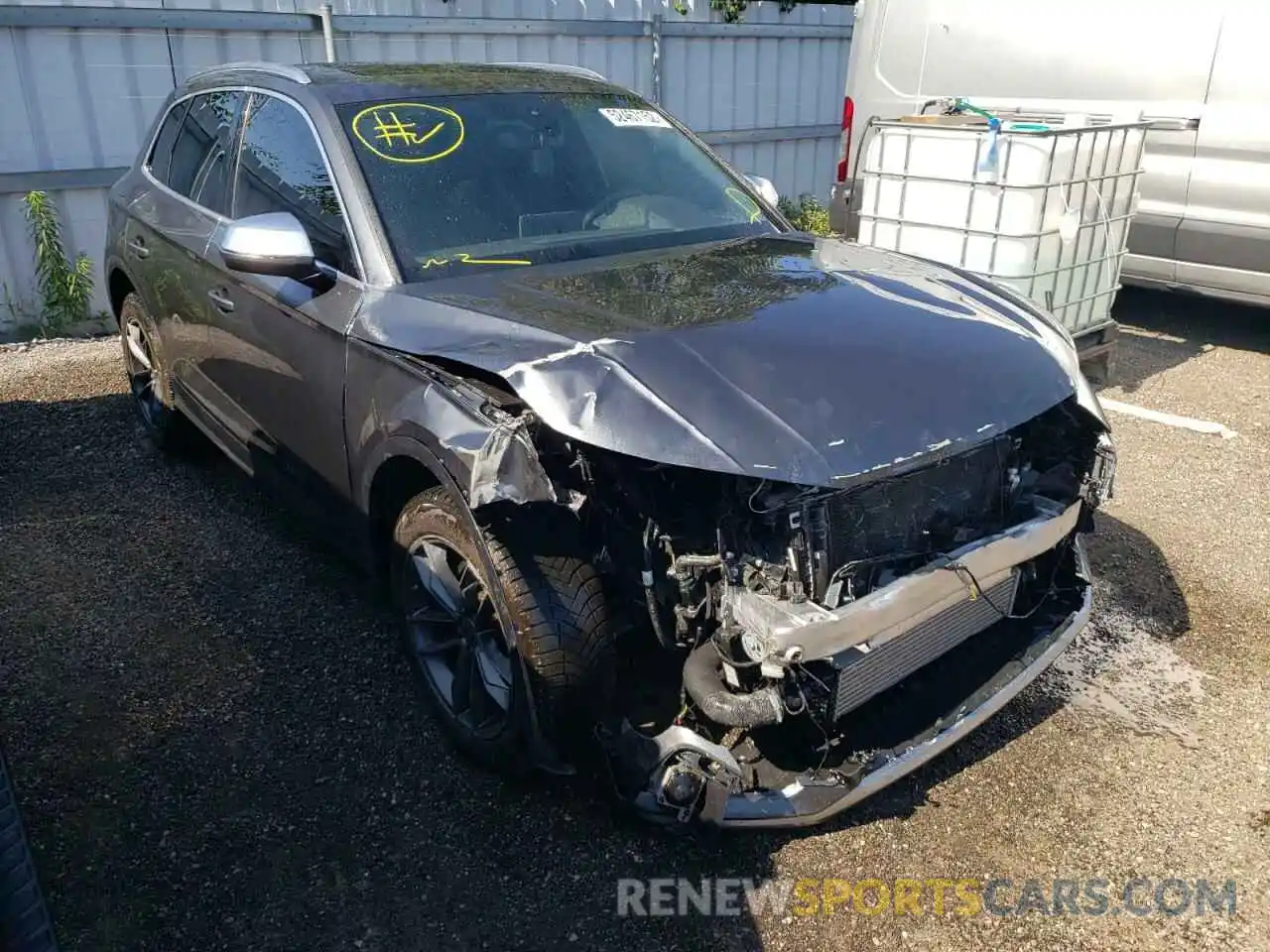 1 Photograph of a damaged car WA1A4AFY5L2029542 AUDI SQ5 2020