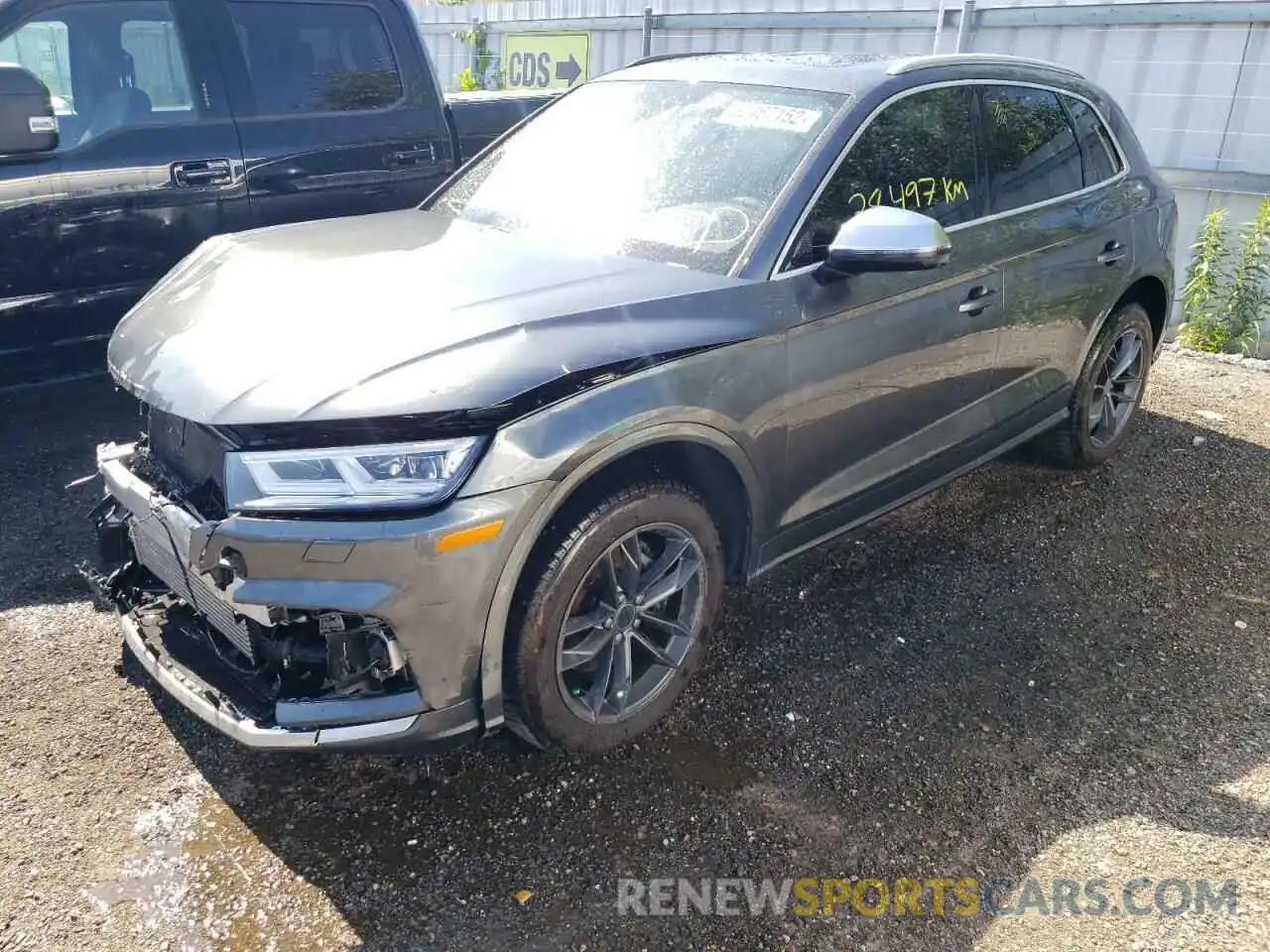 2 Photograph of a damaged car WA1A4AFY5L2029542 AUDI SQ5 2020