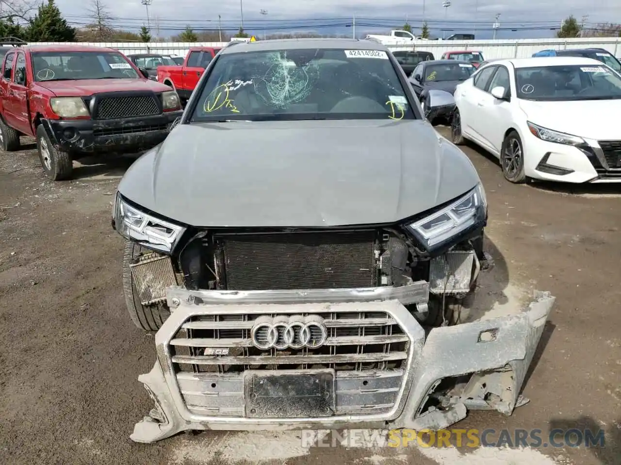 9 Фотография поврежденного автомобиля WA1B4AFY0L2026052 AUDI SQ5 2020