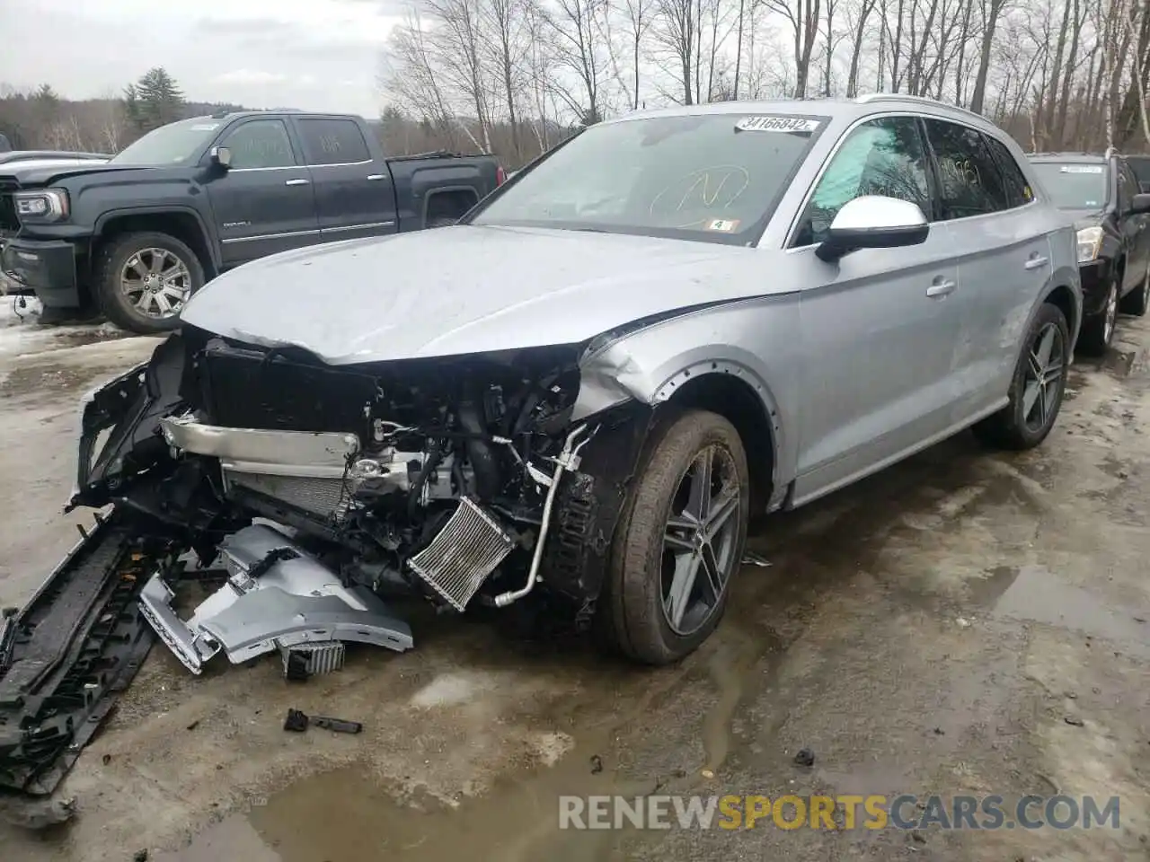 2 Photograph of a damaged car WA1B4AFY4L2092040 AUDI SQ5 2020