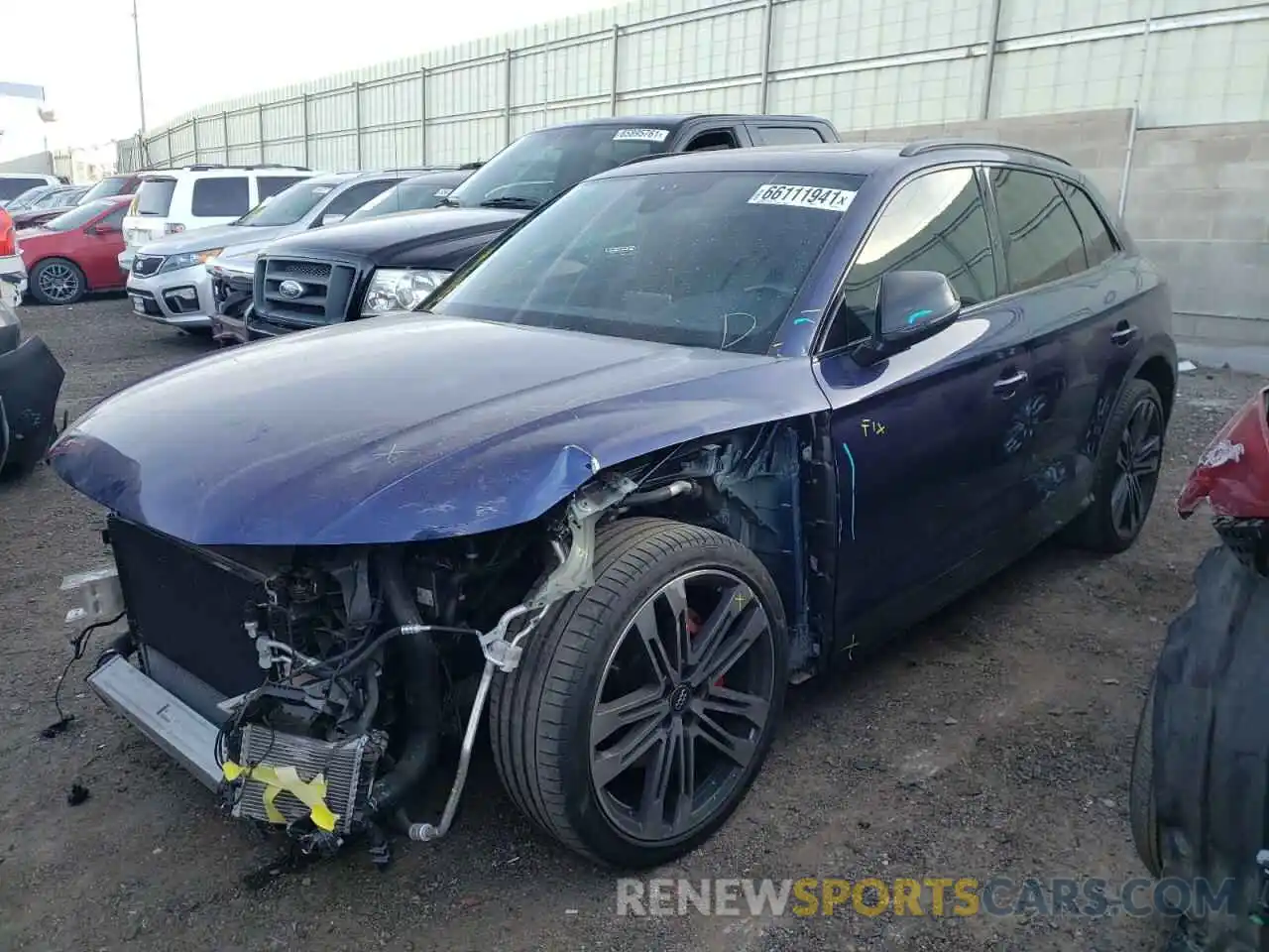 2 Photograph of a damaged car WA1B4AFY6L2074929 AUDI SQ5 2020