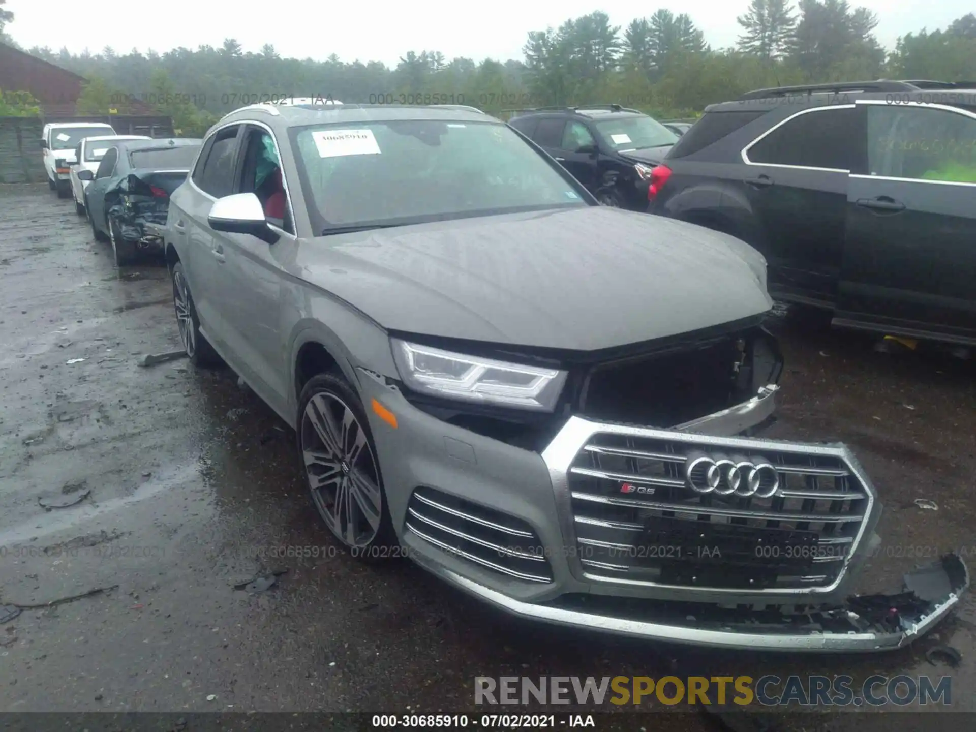 1 Photograph of a damaged car WA1B4AFY6L2100803 AUDI SQ5 2020