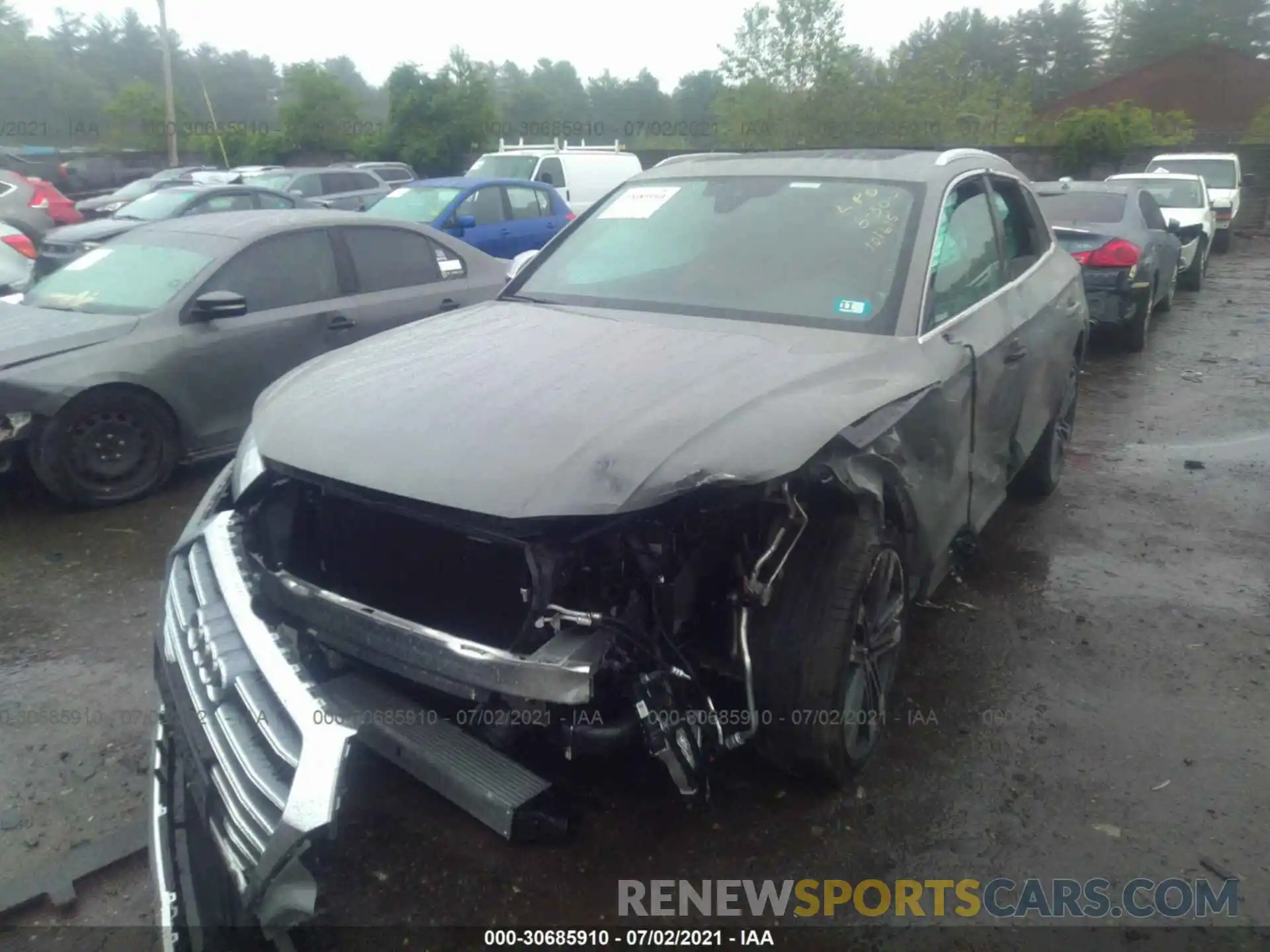 2 Photograph of a damaged car WA1B4AFY6L2100803 AUDI SQ5 2020