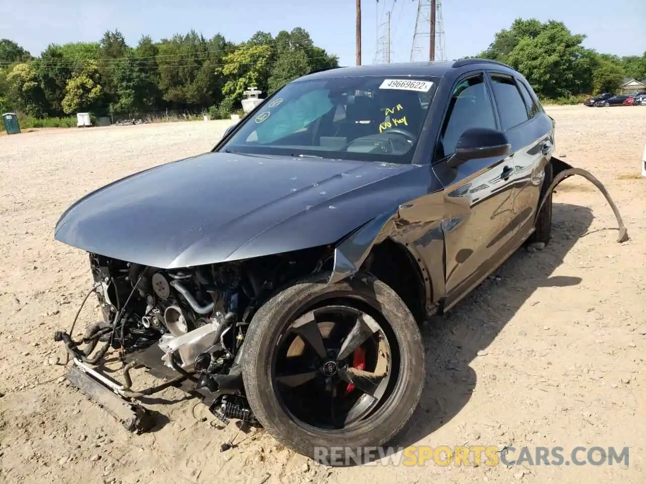 2 Photograph of a damaged car WA1C4AFY0L2082674 AUDI SQ5 2020