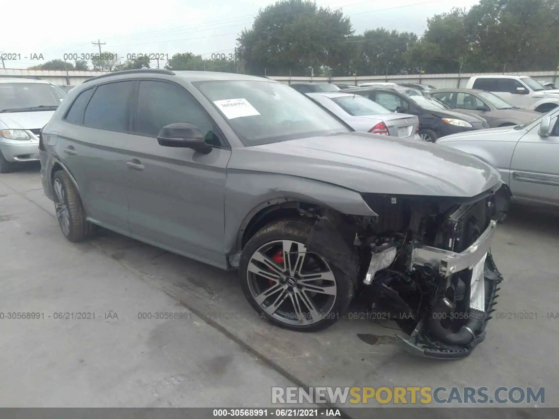 1 Photograph of a damaged car WA1C4AFY6L2007641 AUDI SQ5 2020