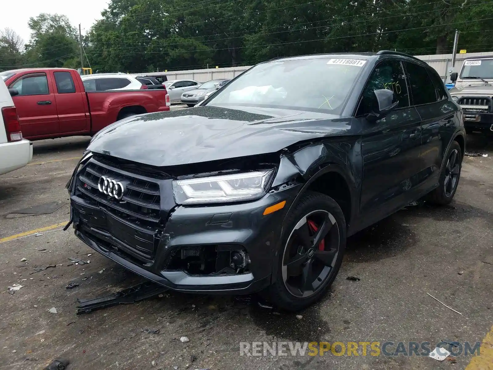 2 Photograph of a damaged car WA1C4AFY9L2082401 AUDI SQ5 2020