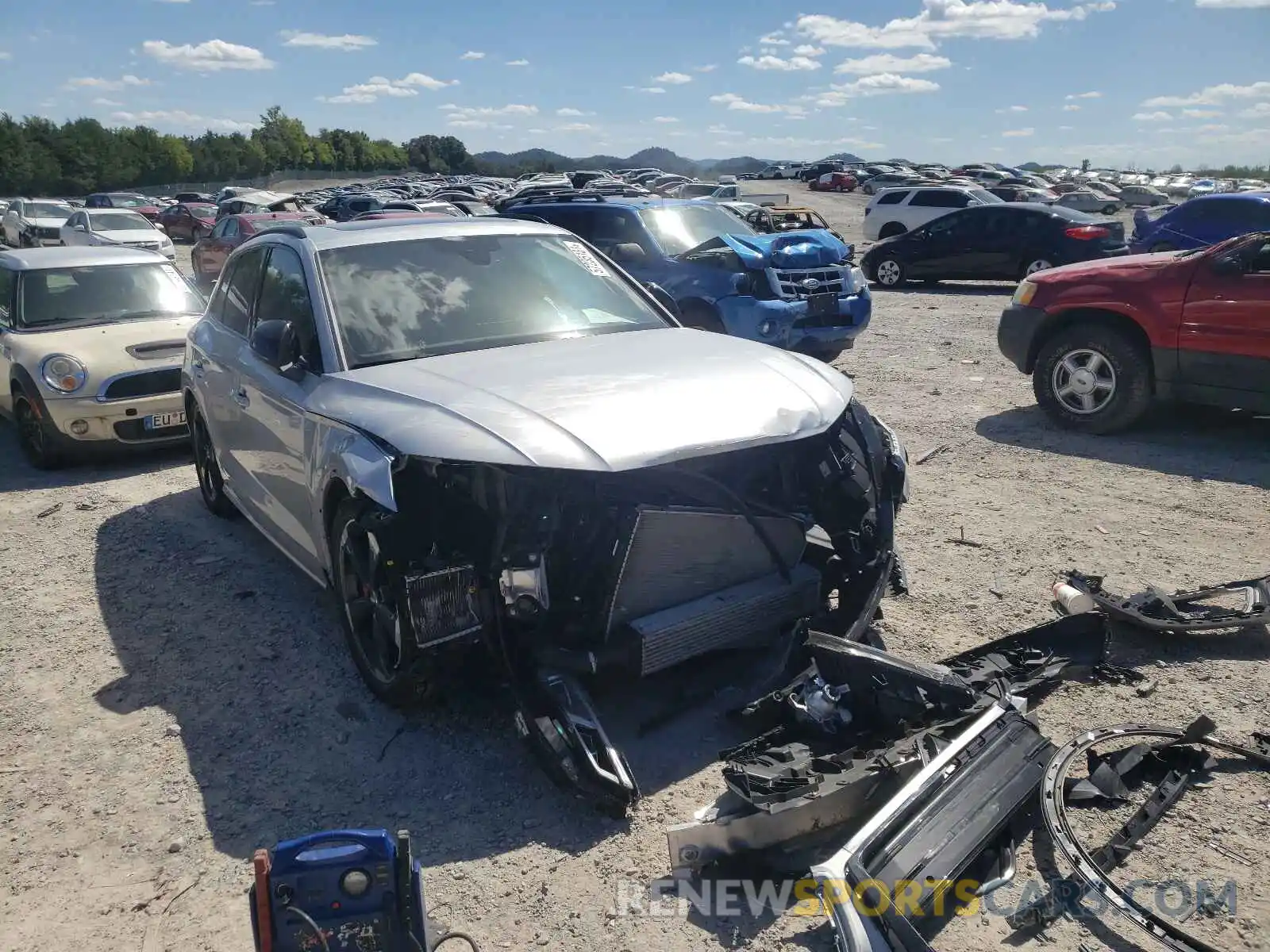 1 Photograph of a damaged car WA1C4AFYXL2112294 AUDI SQ5 2020