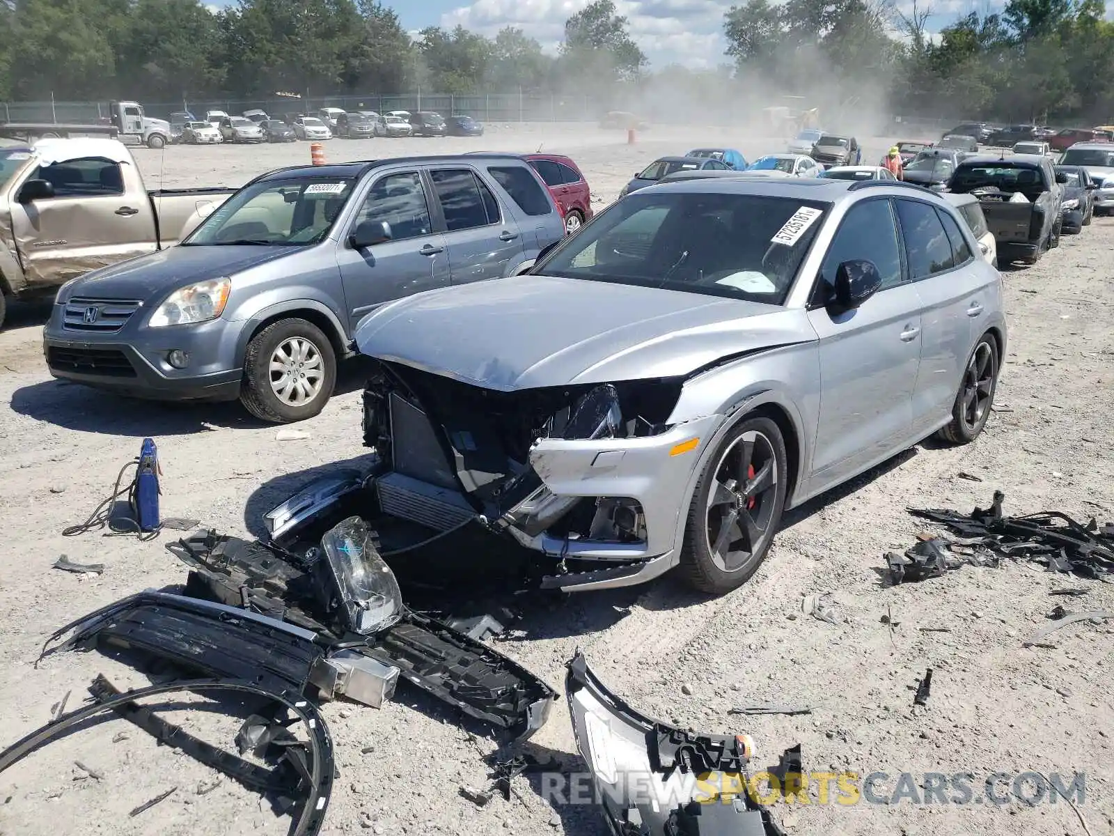 2 Photograph of a damaged car WA1C4AFYXL2112294 AUDI SQ5 2020