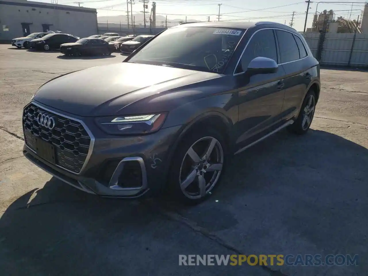 2 Photograph of a damaged car WA1A4AFYXM2044250 AUDI SQ5 2021