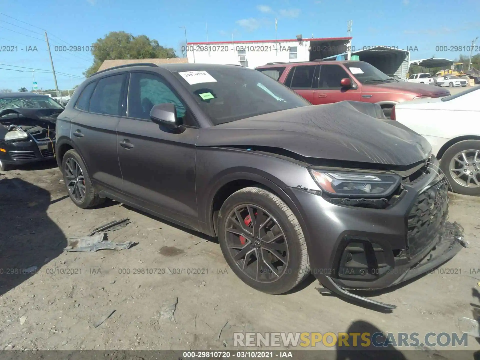 1 Photograph of a damaged car WA1B4AFY0M2001539 AUDI SQ5 2021