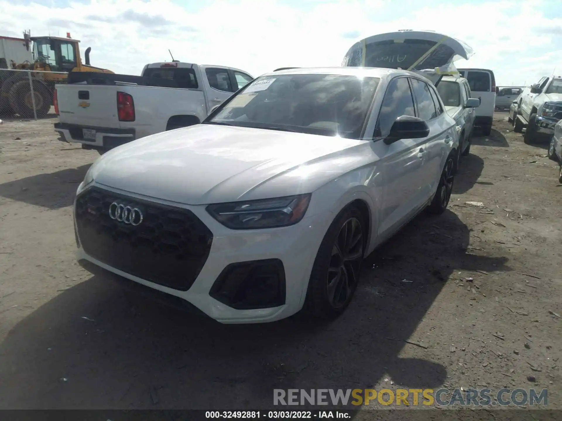 2 Фотография поврежденного автомобиля WA1B4AFY3M2006380 AUDI SQ5 2021