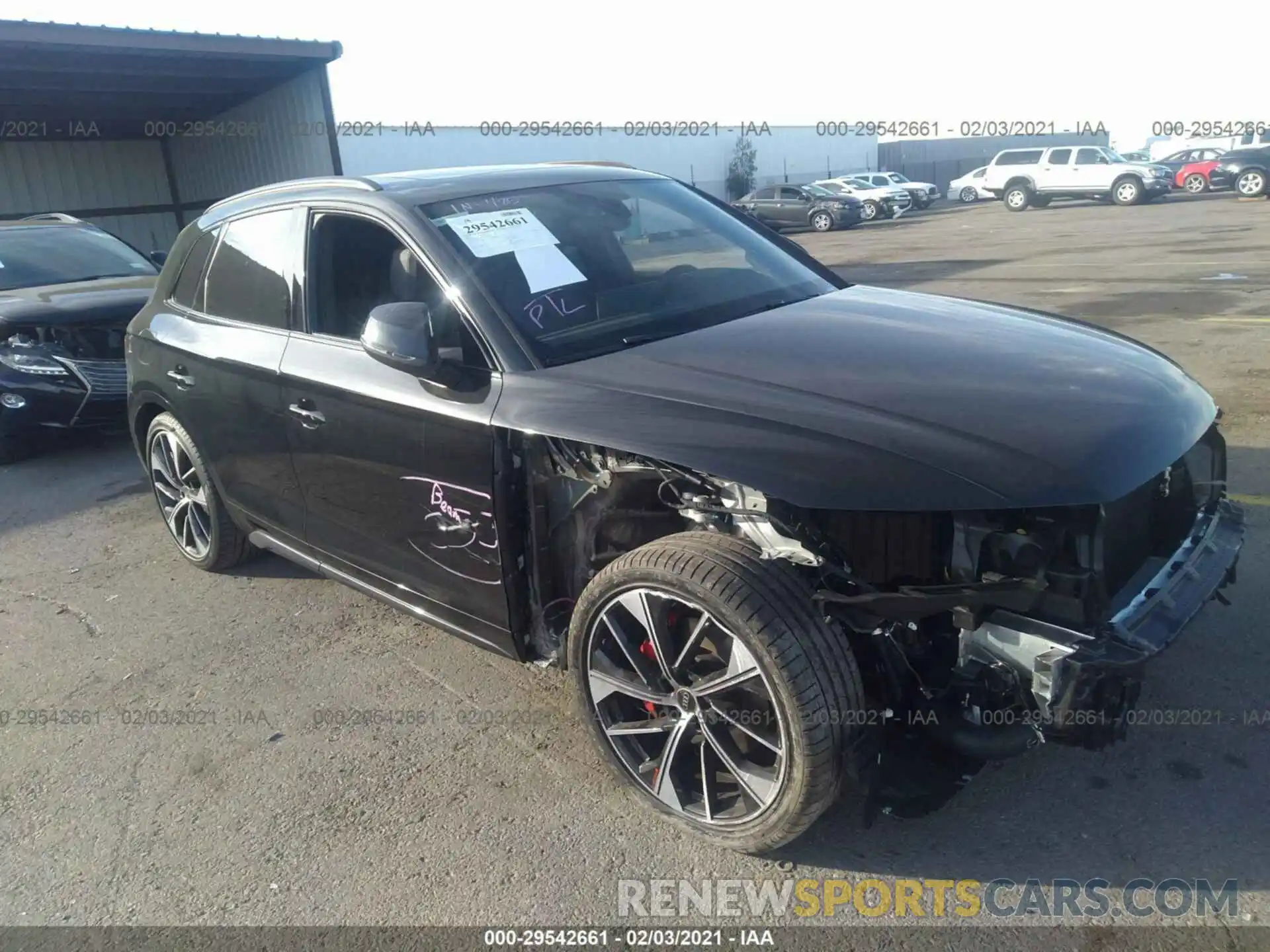 1 Photograph of a damaged car WA1B4AFY5M2028039 AUDI SQ5 2021