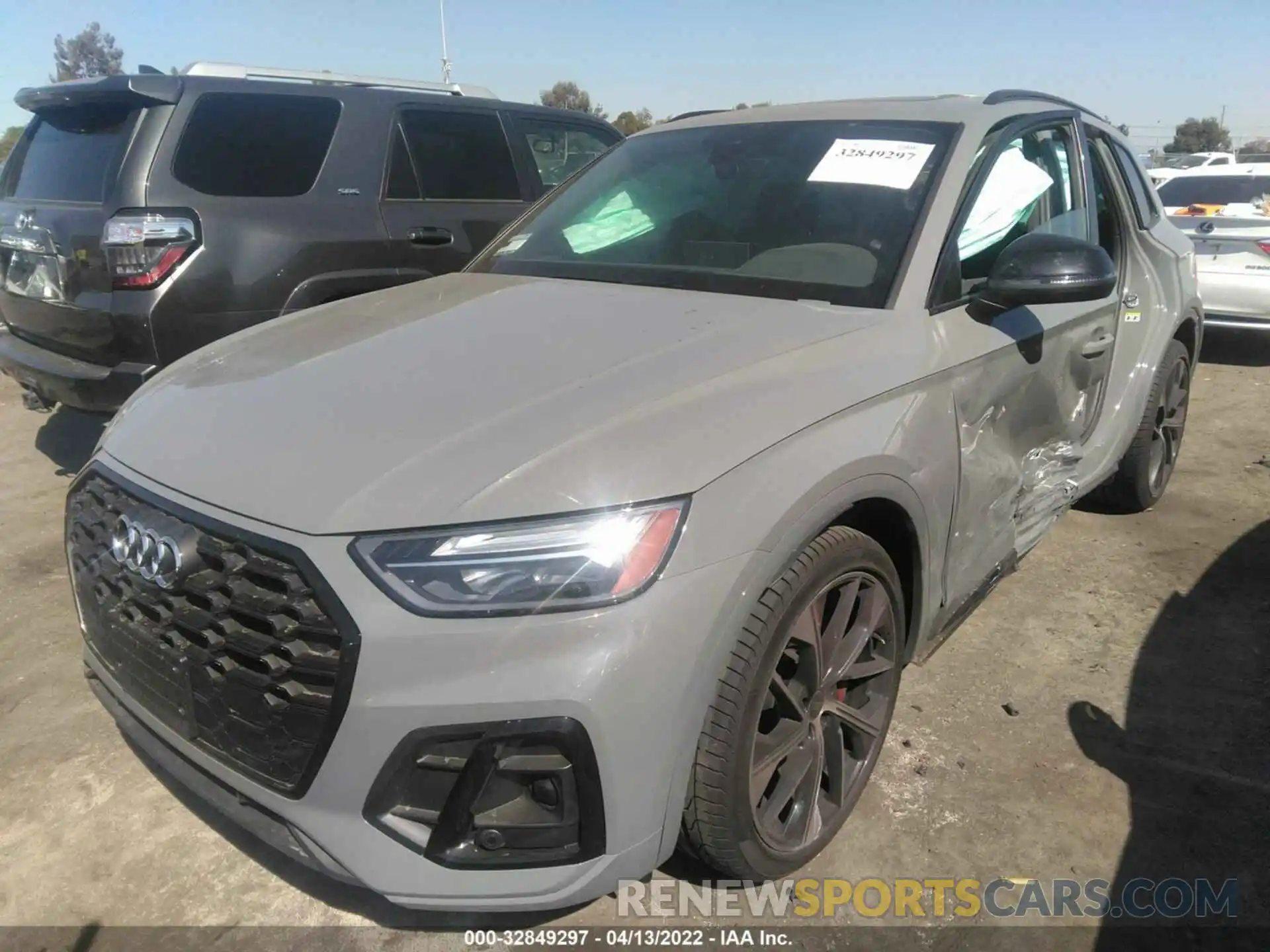 2 Фотография поврежденного автомобиля WA1B4AFY7M2045828 AUDI SQ5 2021