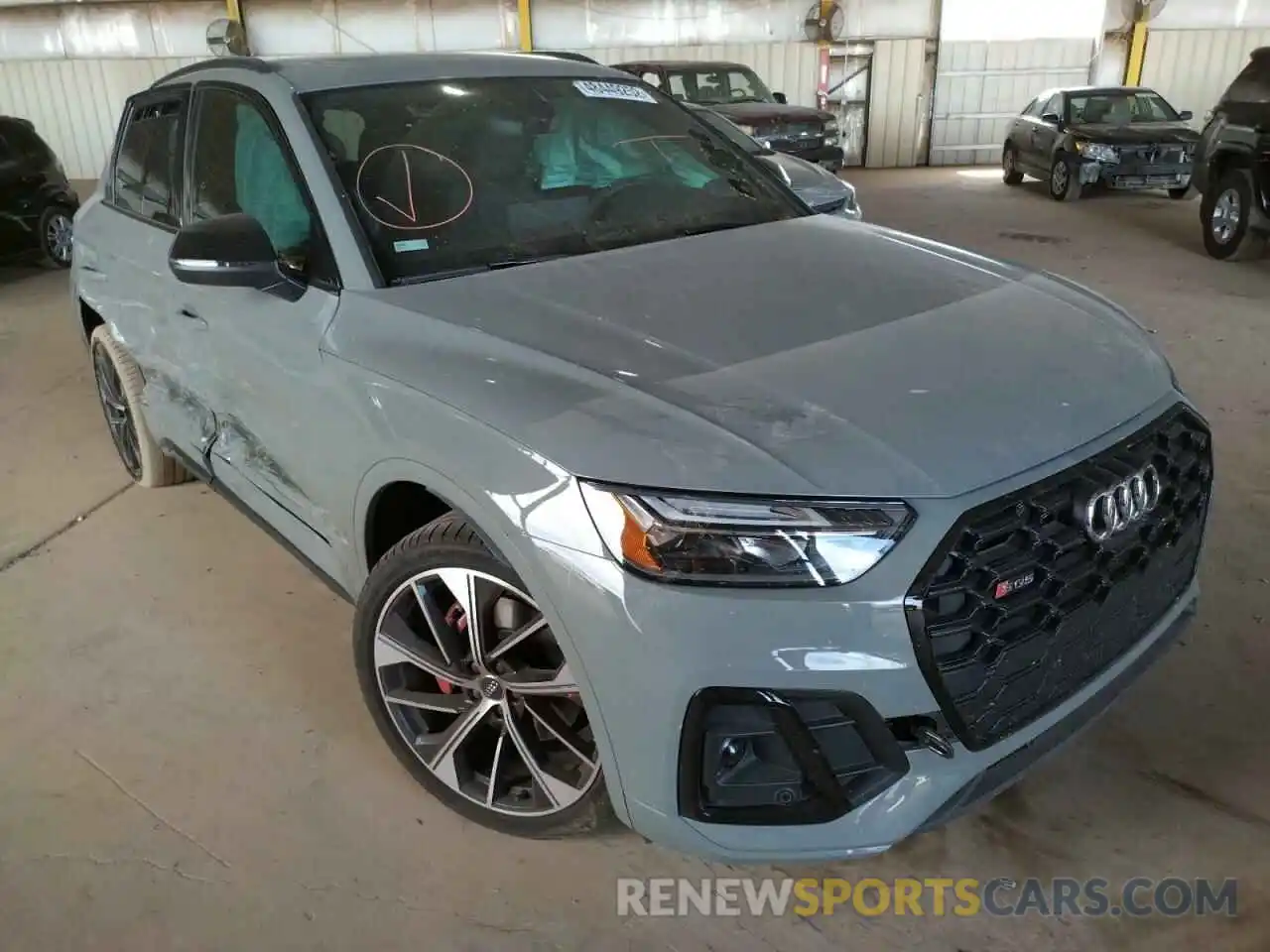 1 Photograph of a damaged car WA1B4AFY9M2001555 AUDI SQ5 2021