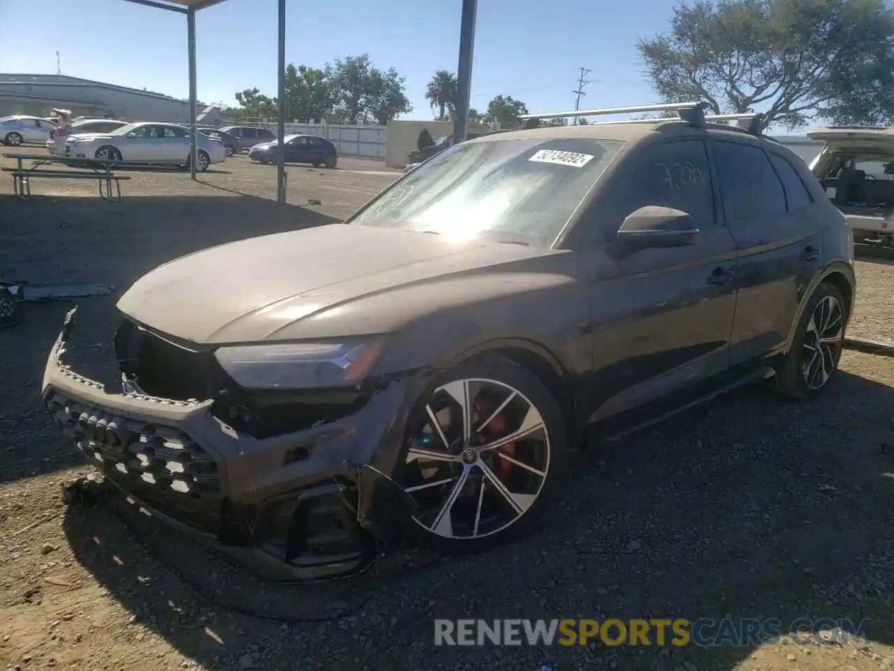 2 Photograph of a damaged car WA1C4AFY7M2090126 AUDI SQ5 2021