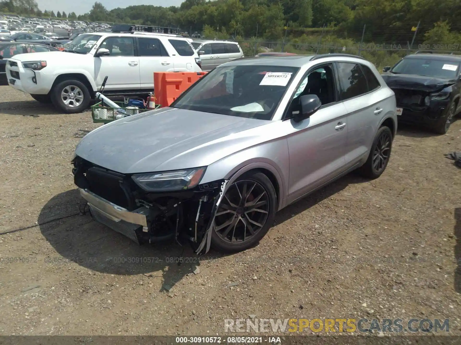 2 Photograph of a damaged car WA1C4AFYXM2057542 AUDI SQ5 2021